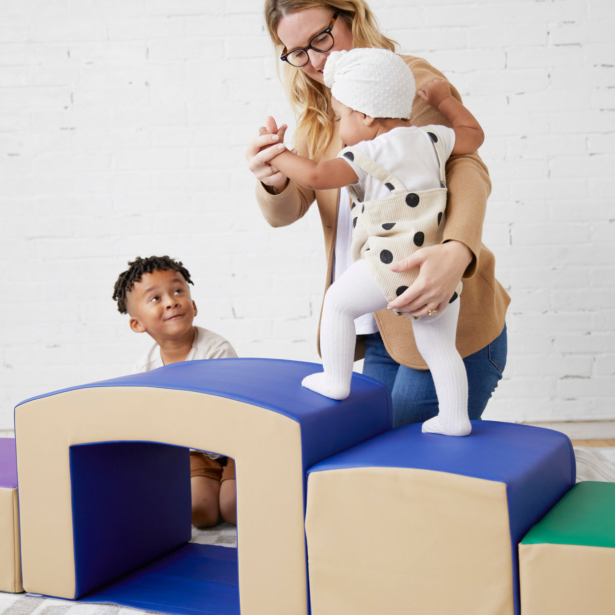 Junior Mix n' Match Tunnel and Bump, Soft Play Add On, 2-Piece