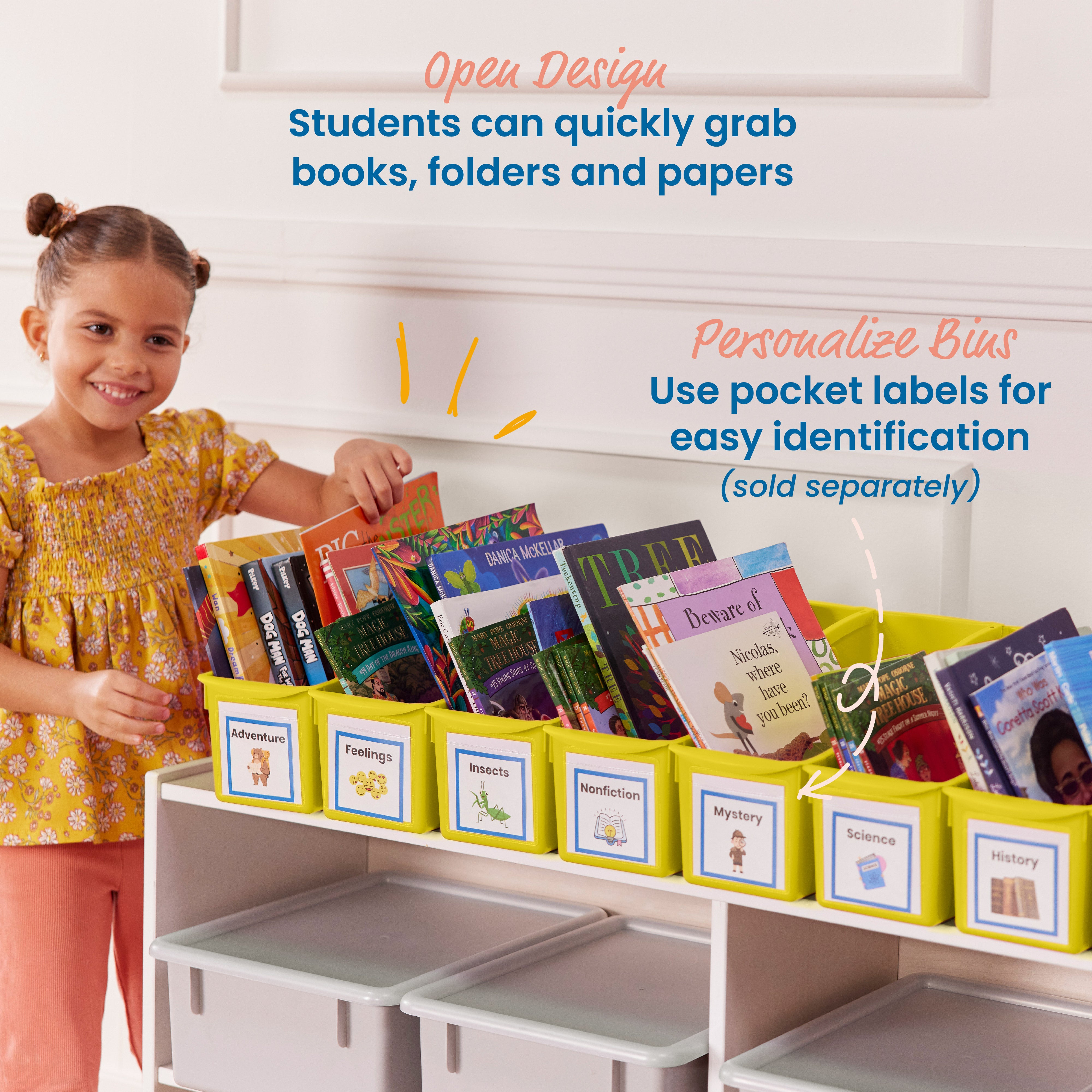 Linking Book Bin, 10-Piece