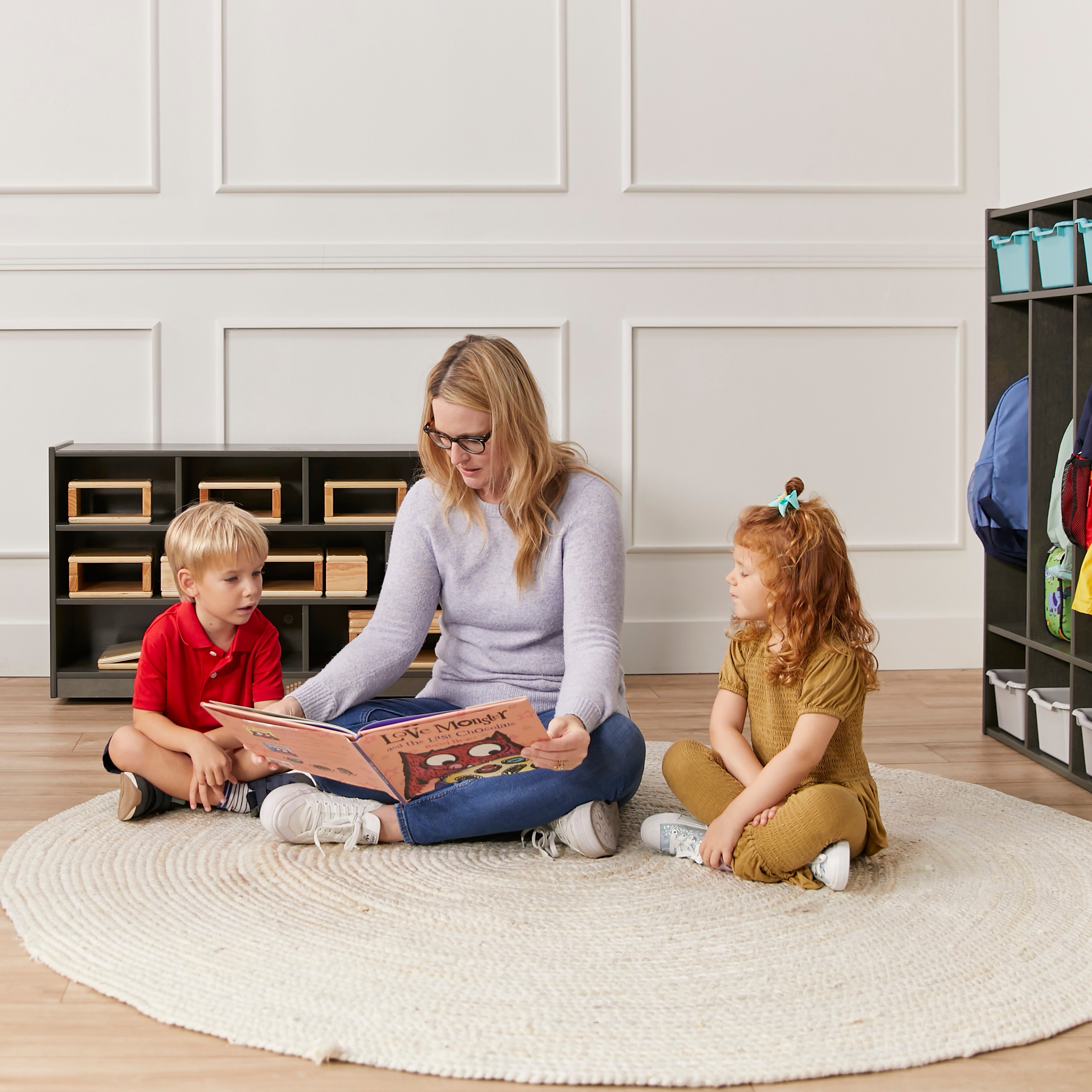 Mobile Block Storage Cart, Large