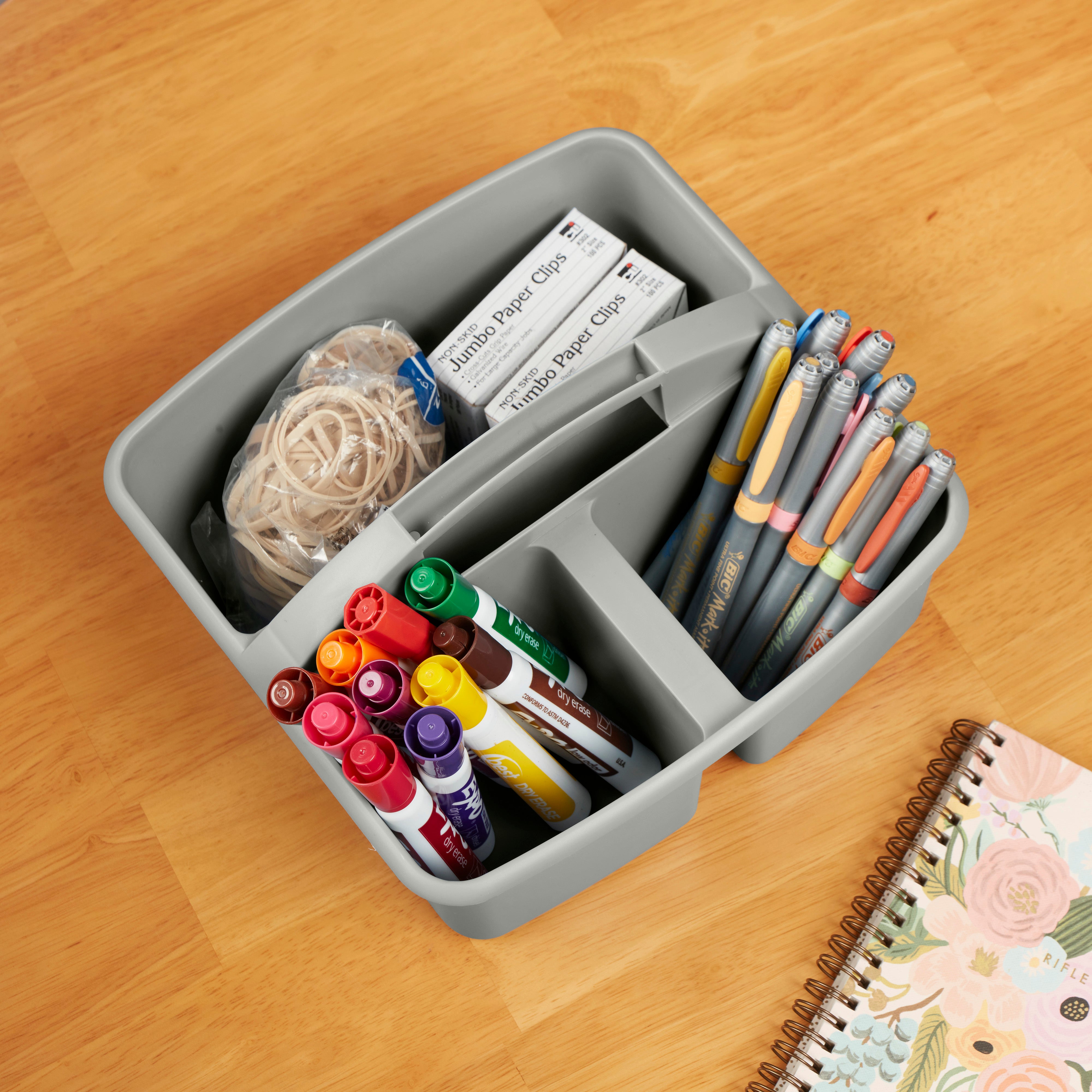 3-Compartment Storage Caddy, 6-Pack