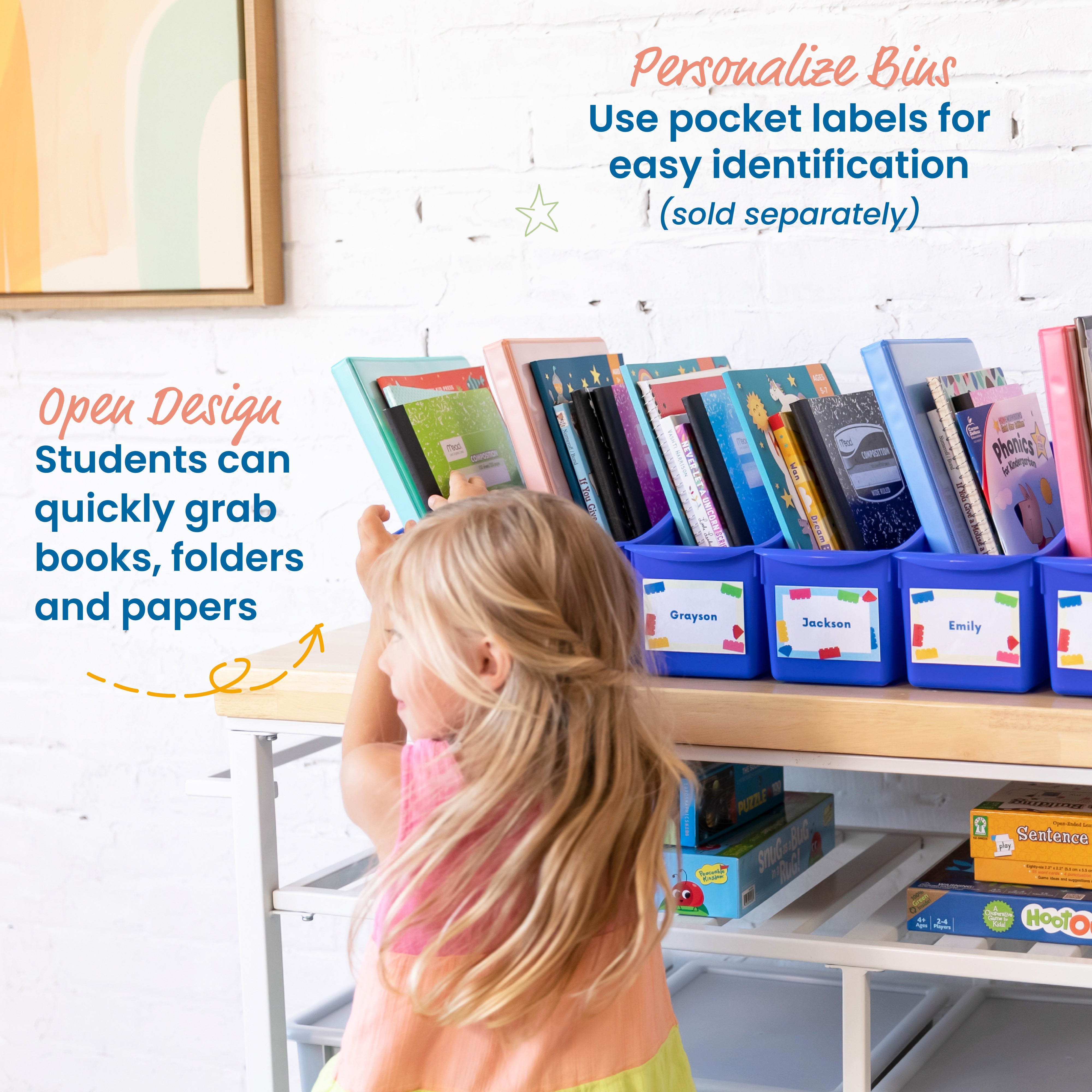 Linking Book Bin, 10-Piece