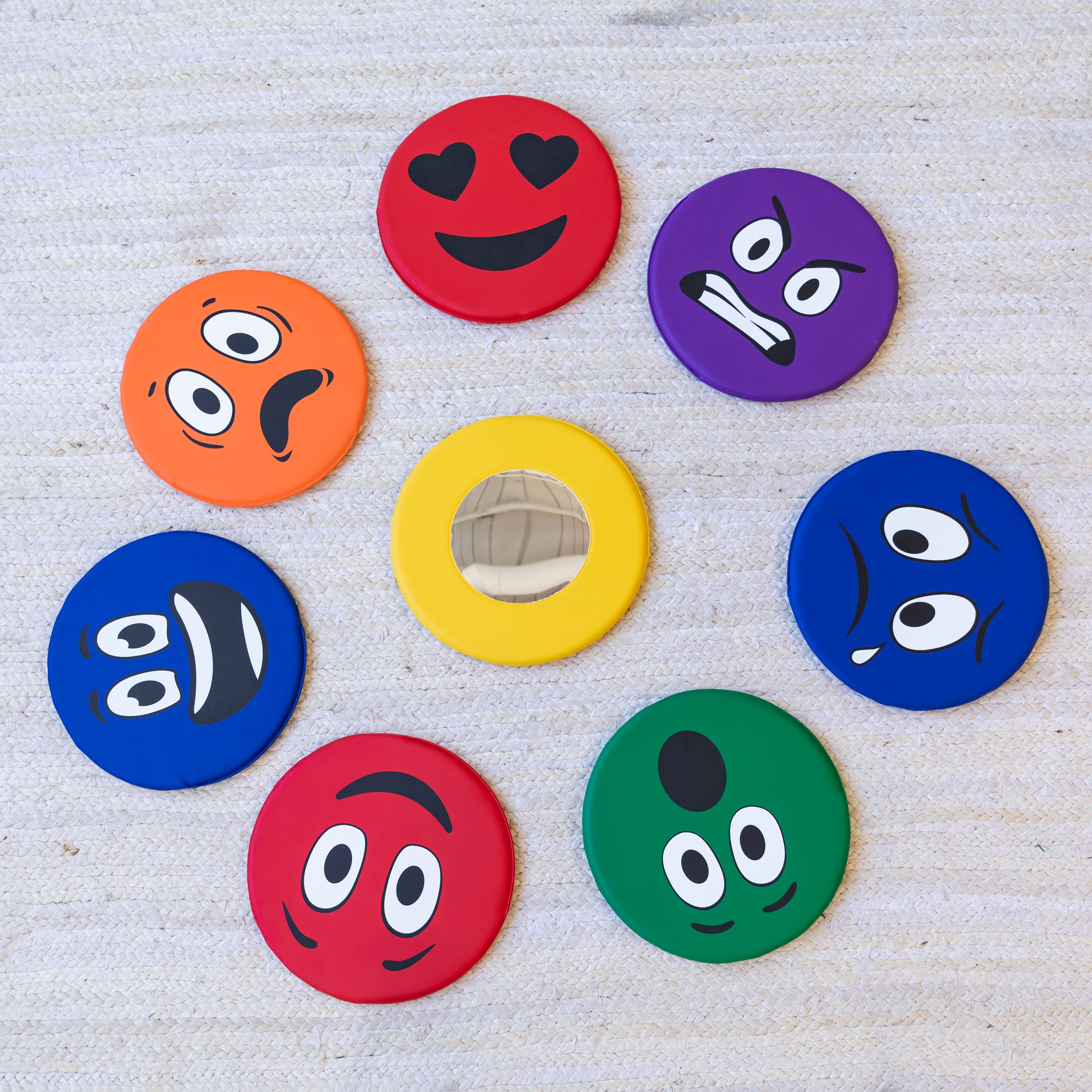 Emotion Pads with Mirror, English, 8-Piece