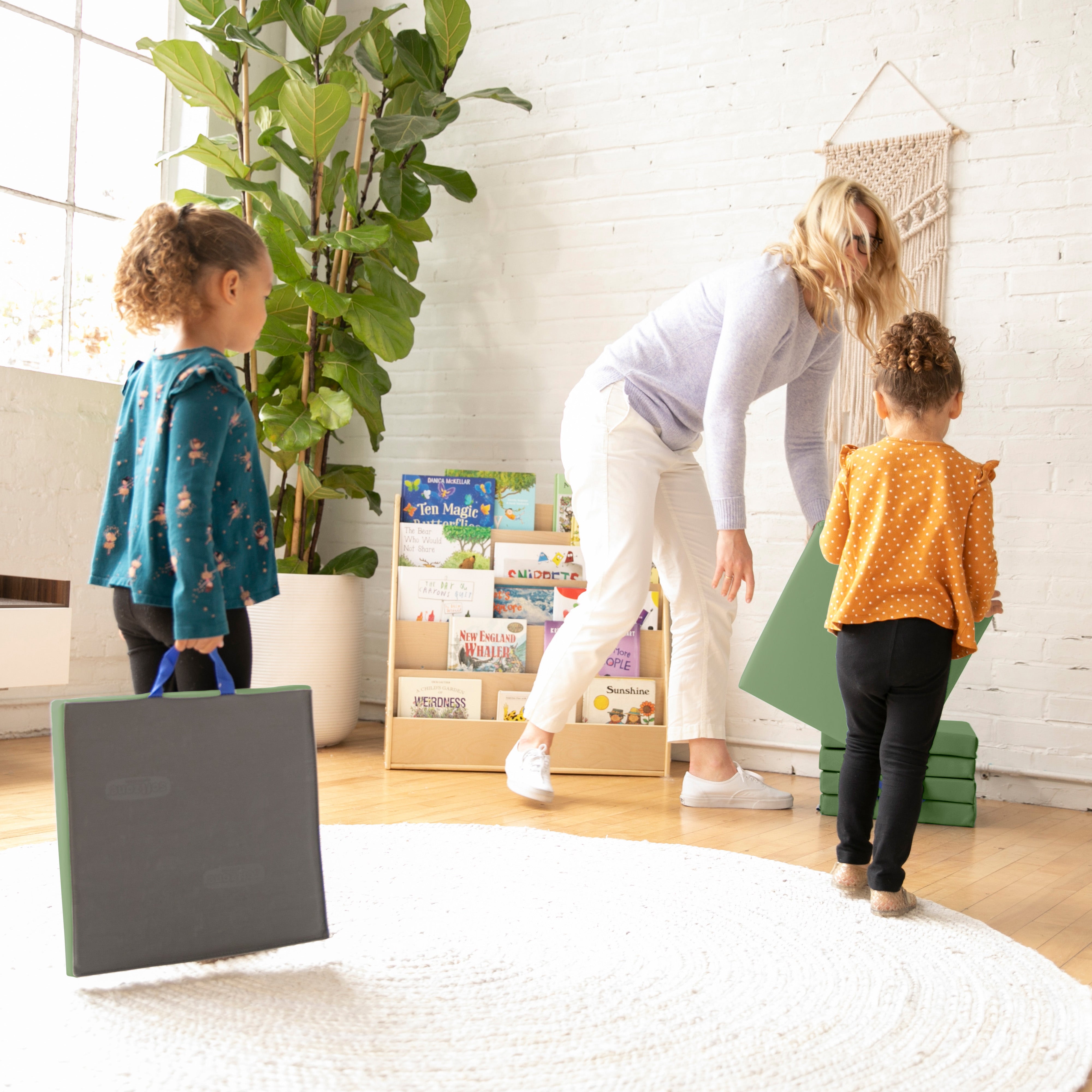 Floor Cushions, Square, 6-Piece