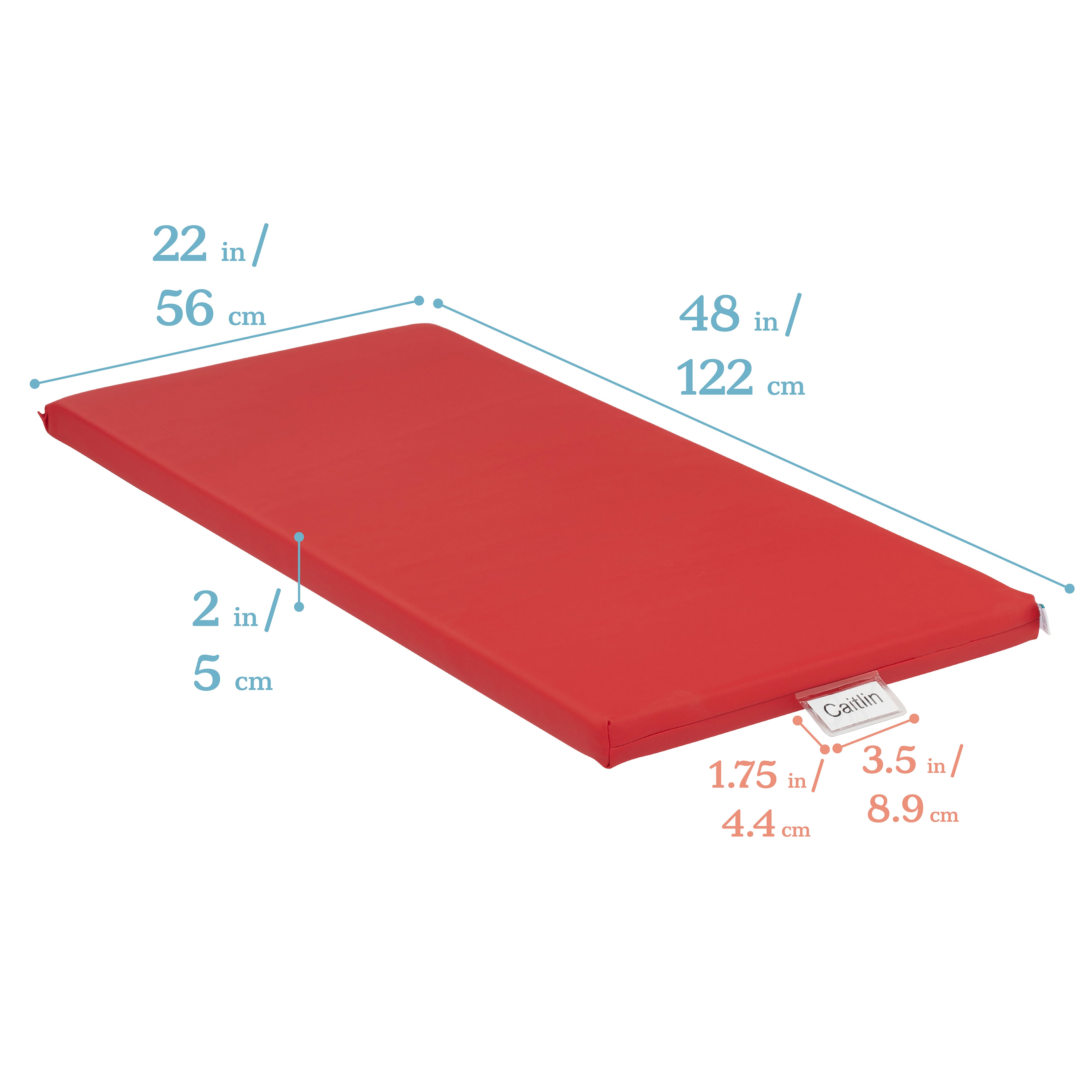 Rainbow Rest Mat, 2in, 5-Piece
