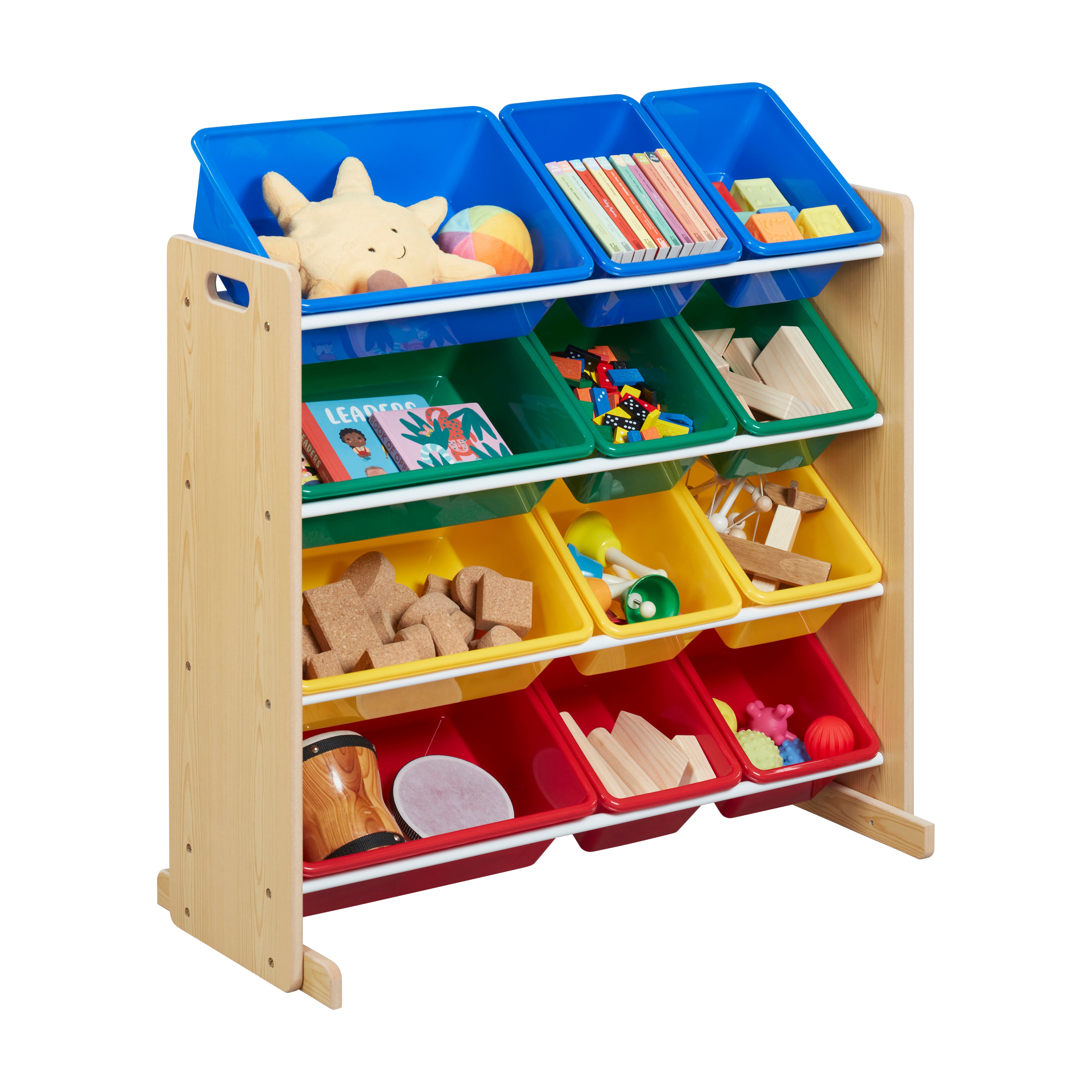 4-Tier Organizer with 12 Bins