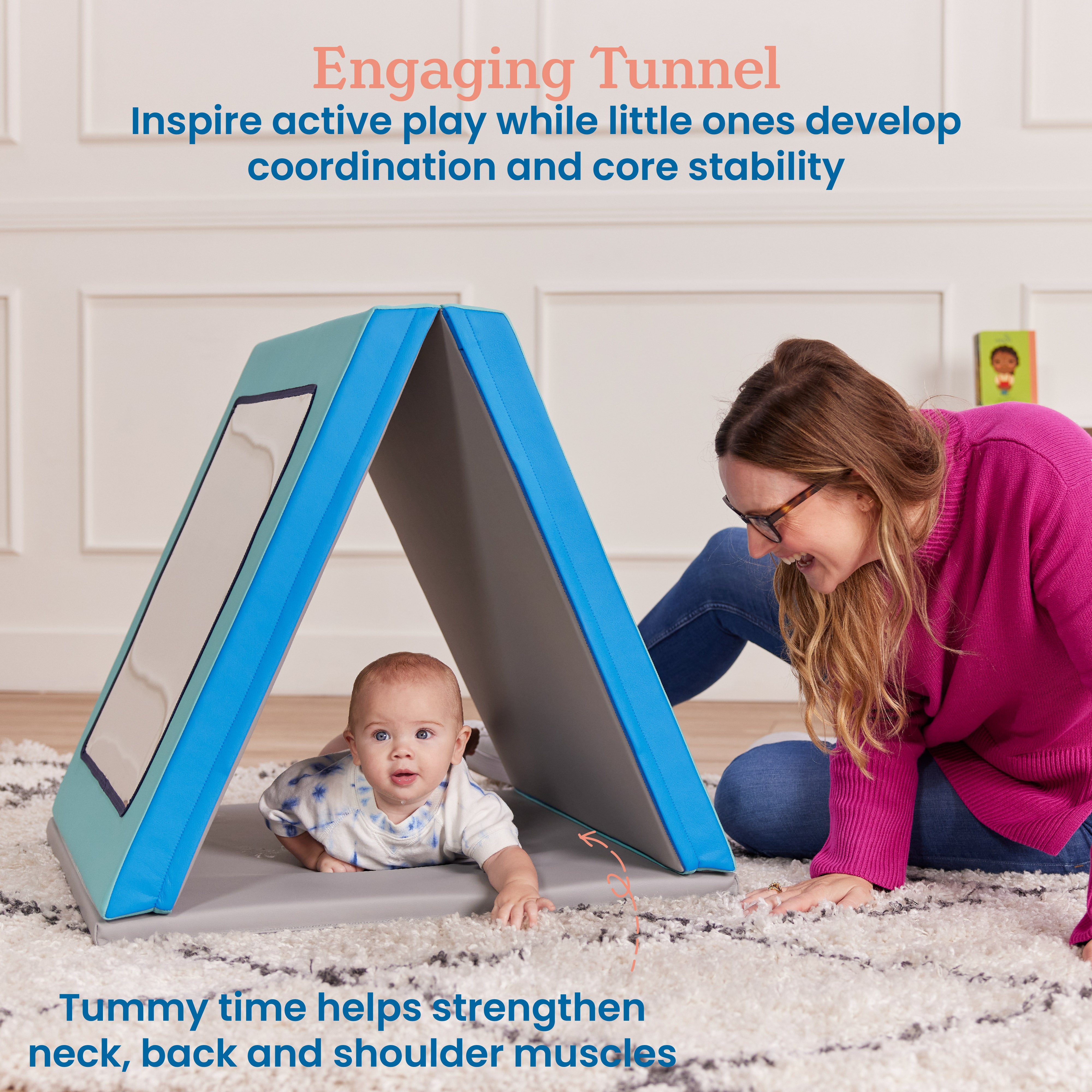 Folding Floor Mirror