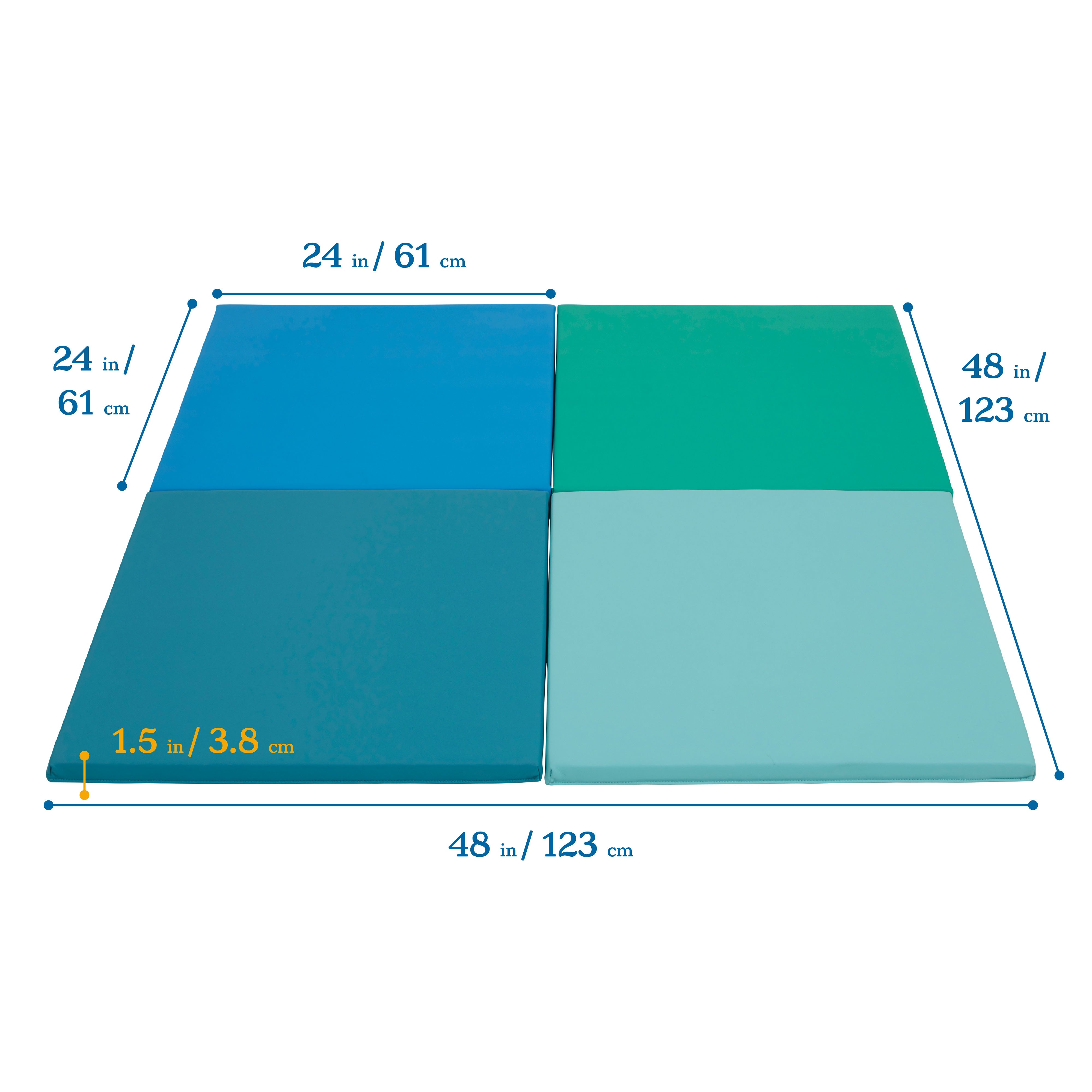 Play Patch Activity Mat Squares, 4-Pack