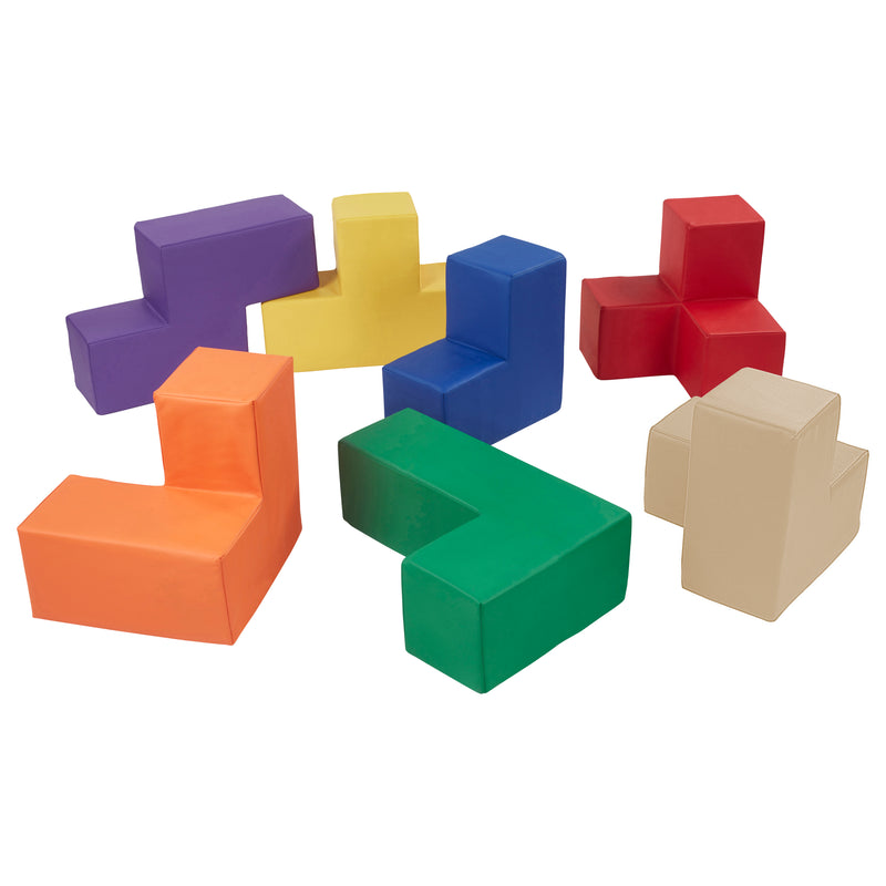 Brainy Building Blocks, Foam Puzzle, 7-Piece