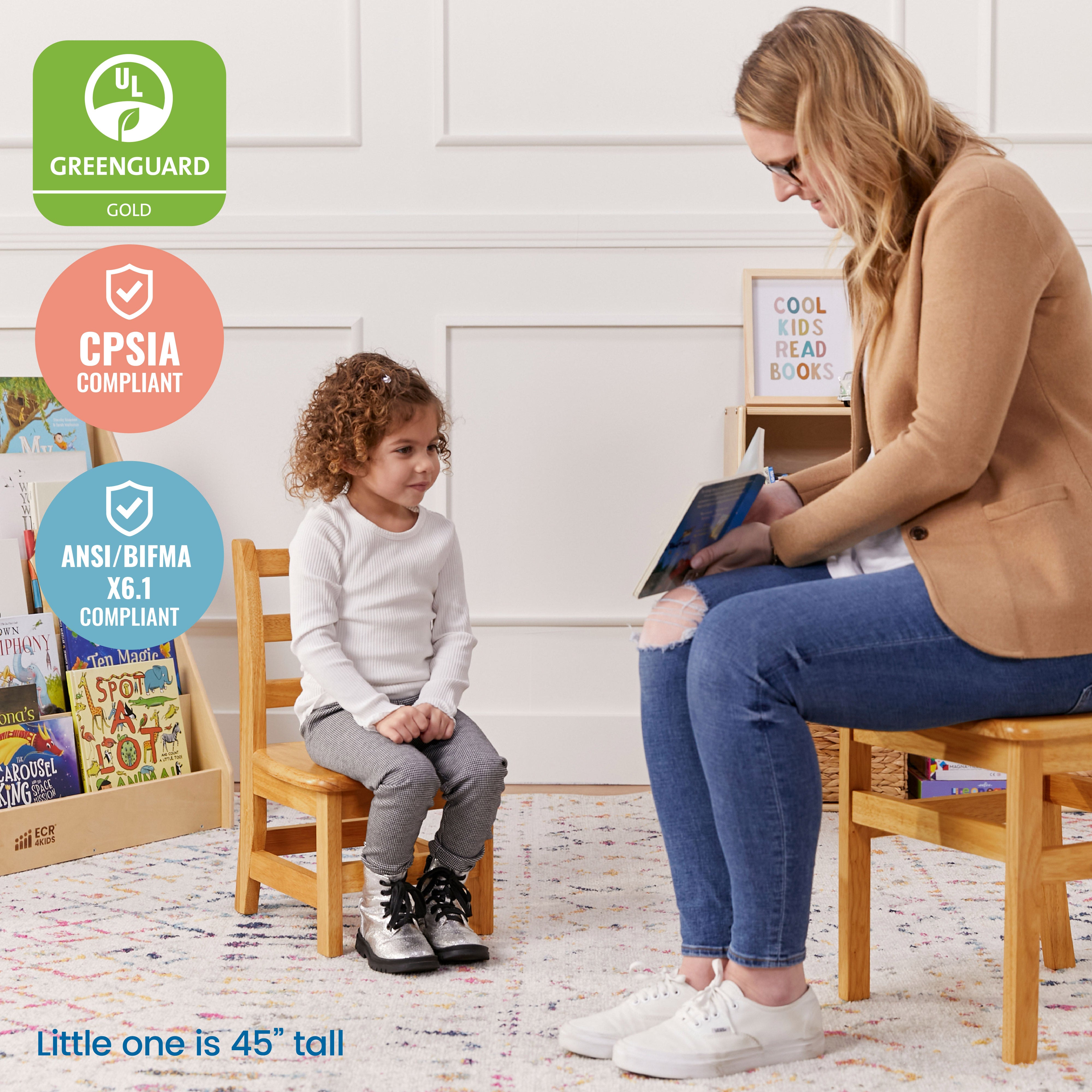 Three Rung Ladderback Chair, 2-Pack