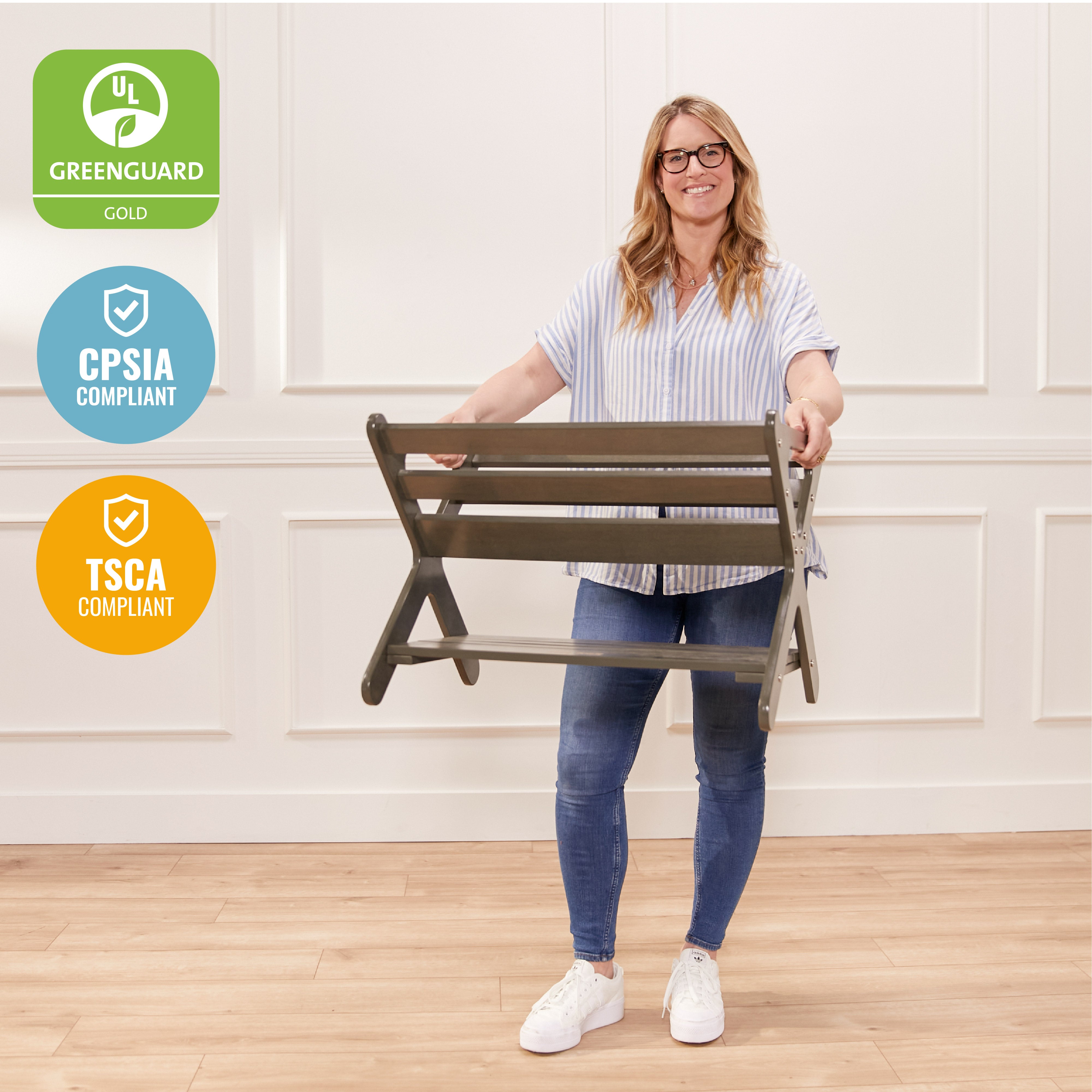 Book Caddy with Shelf