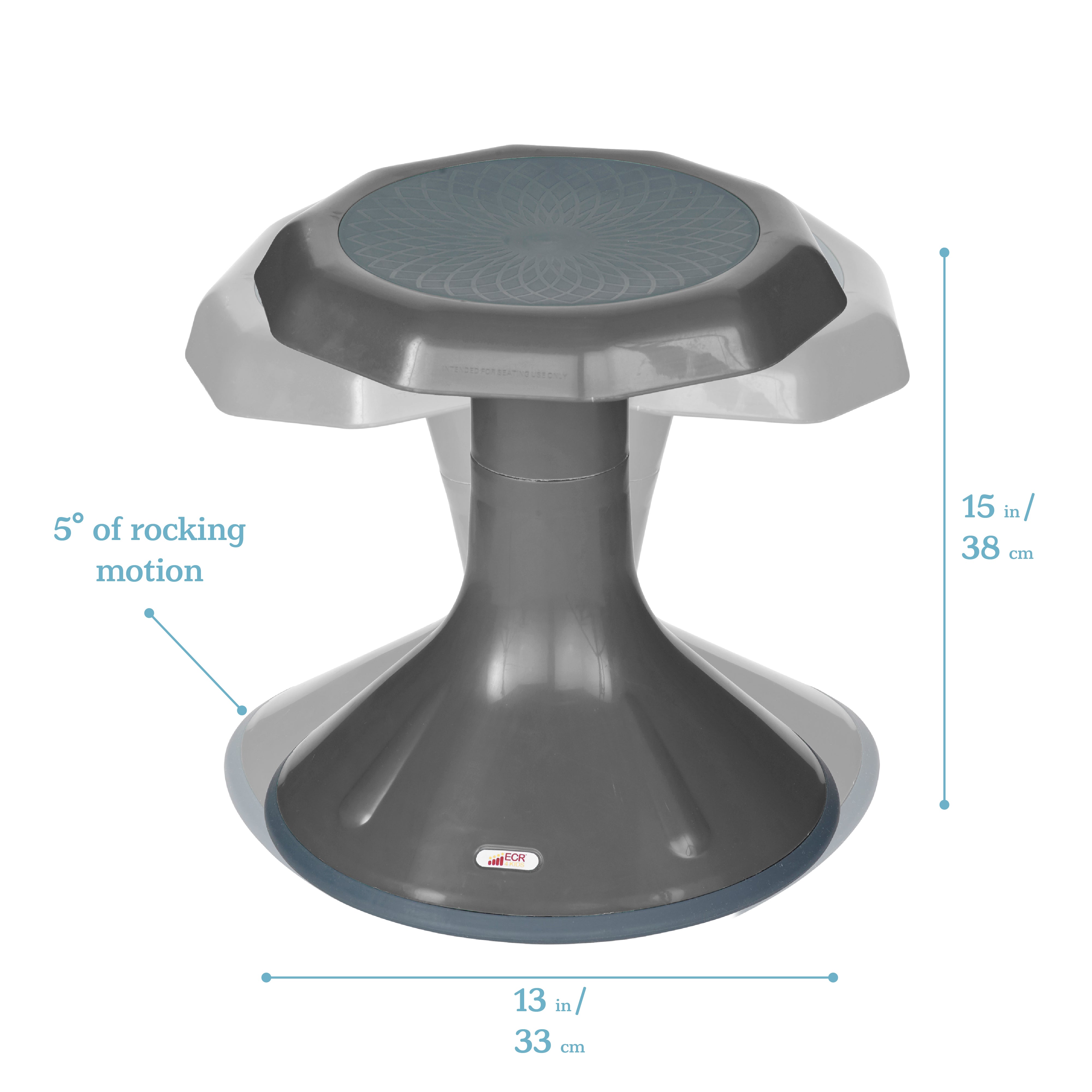 ACE Active Core Engagement Wobble Stool, 15in Seat Height