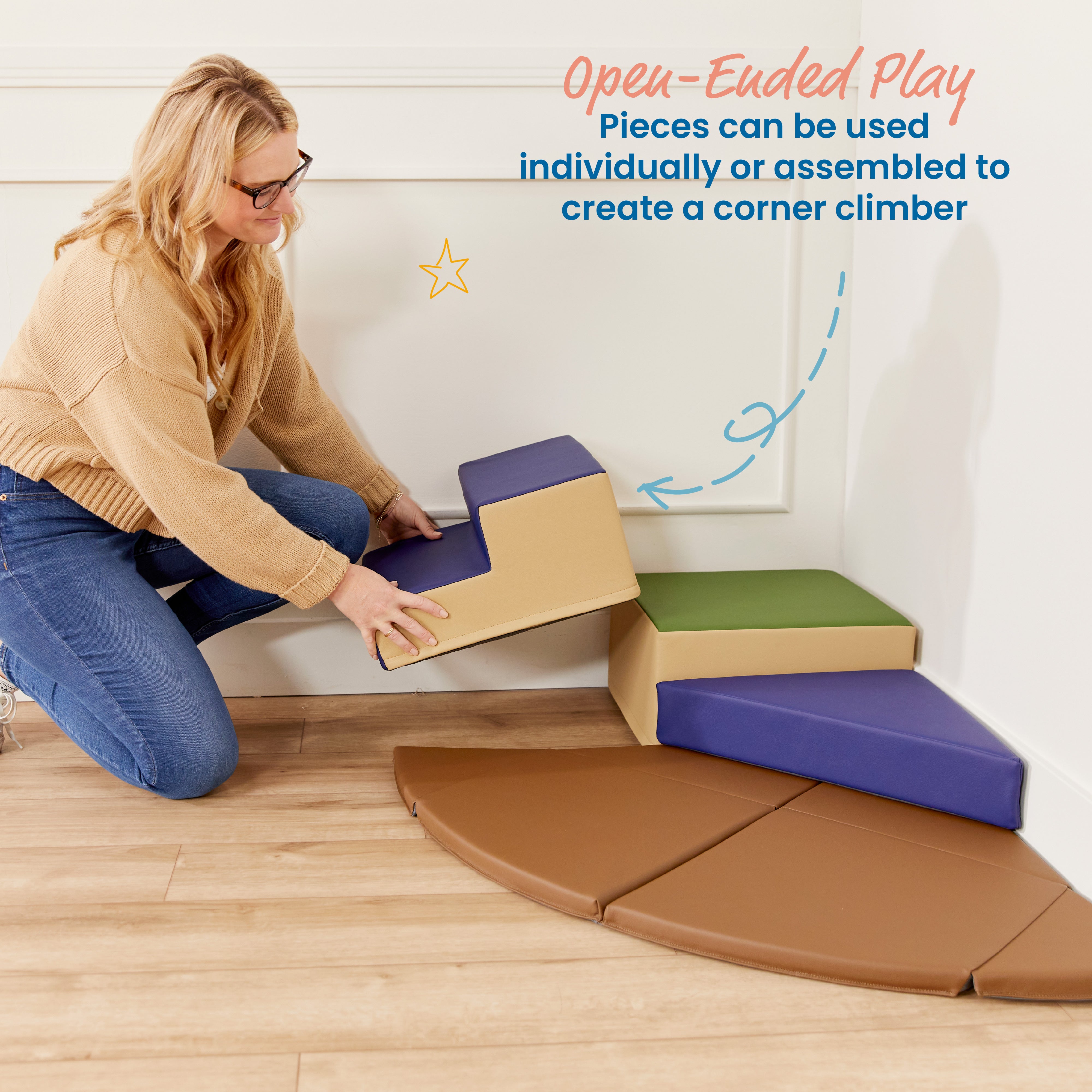 Junior Adventurer's Summit with Steps, 17-Piece