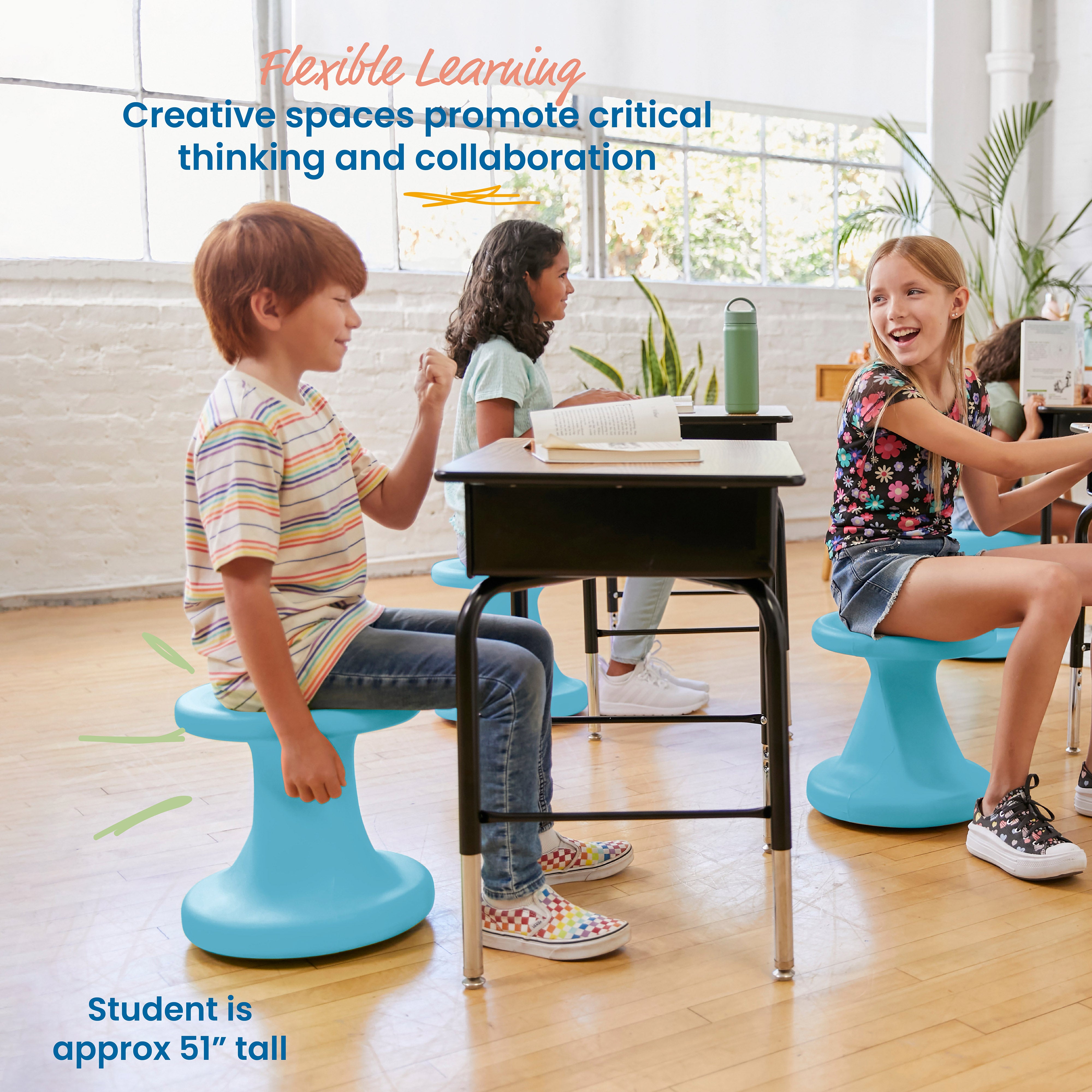 Twist Wobble Stool, 14in Seat Height