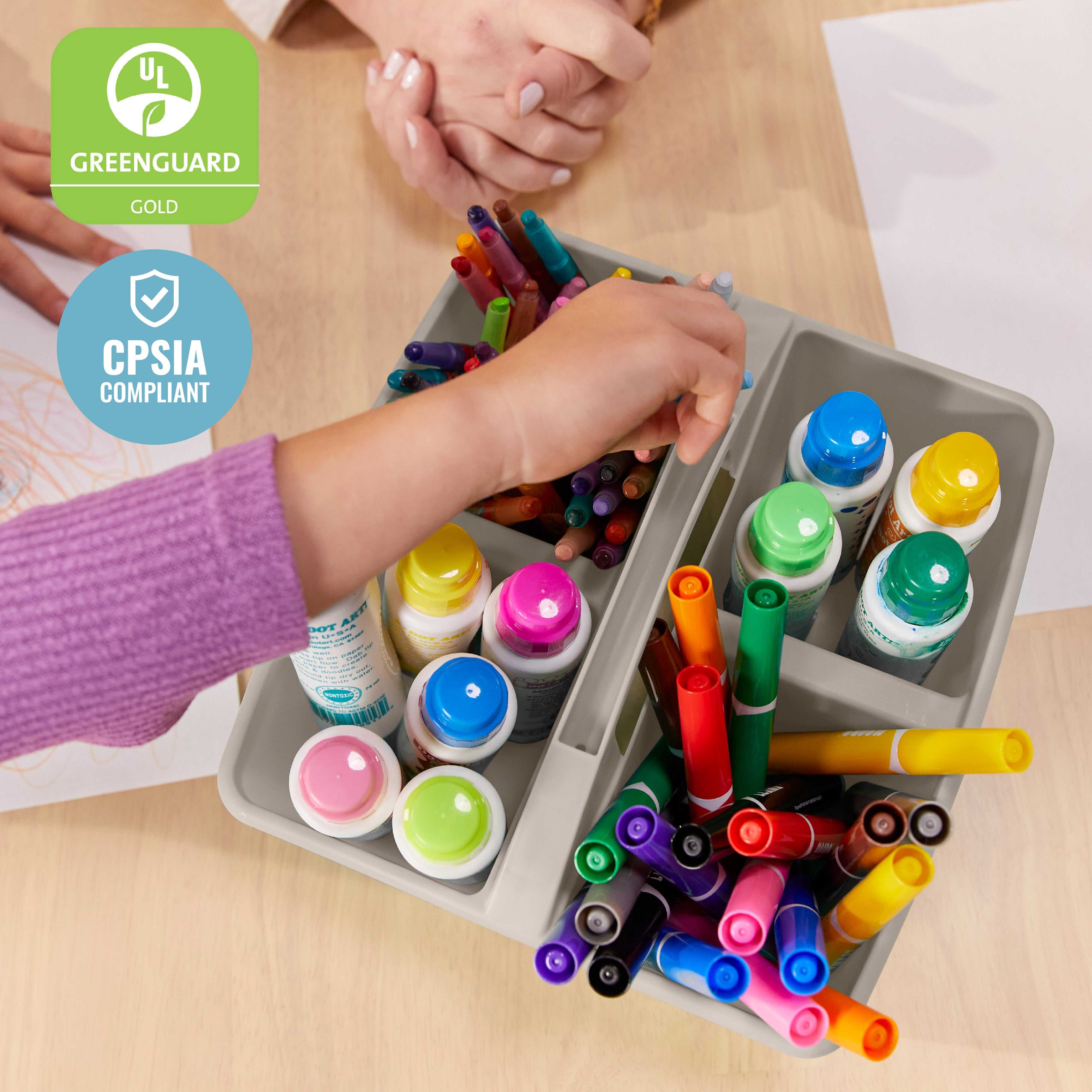 4-Compartment Medium Caddy, 6-Pack