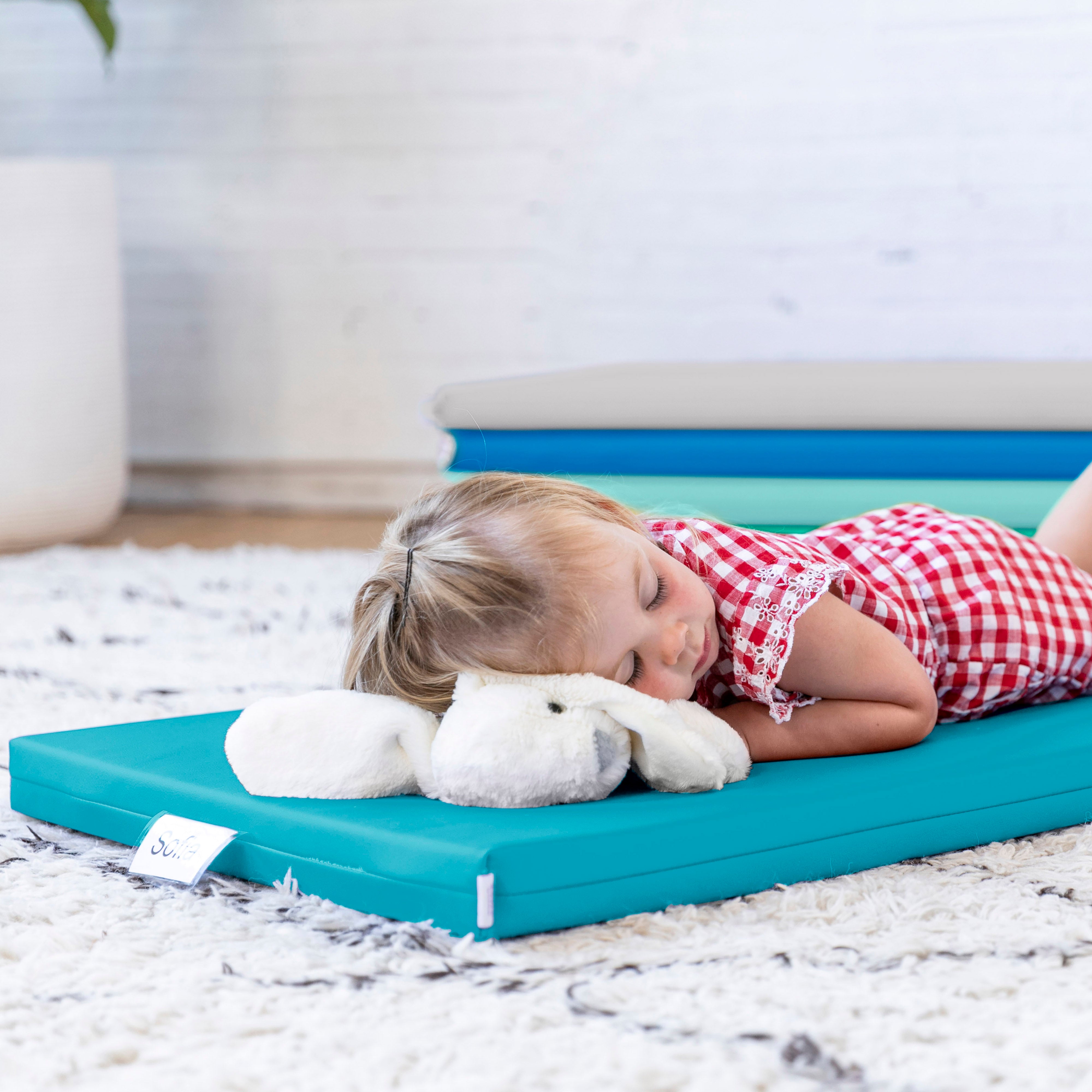 Rainbow Rest Mat with Name Tag, 5-Piece