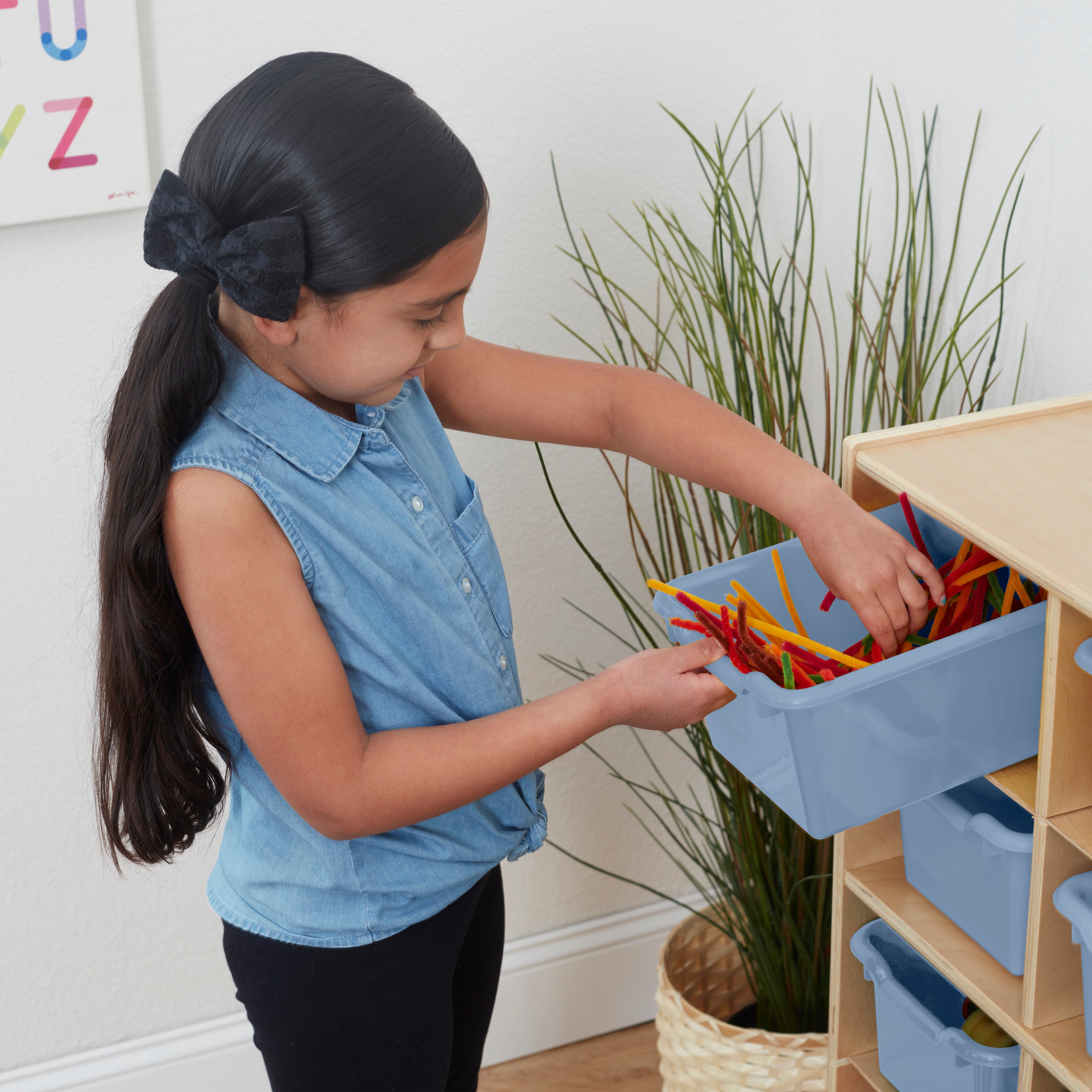 Scoop Front Storage Bin, 30-Piece