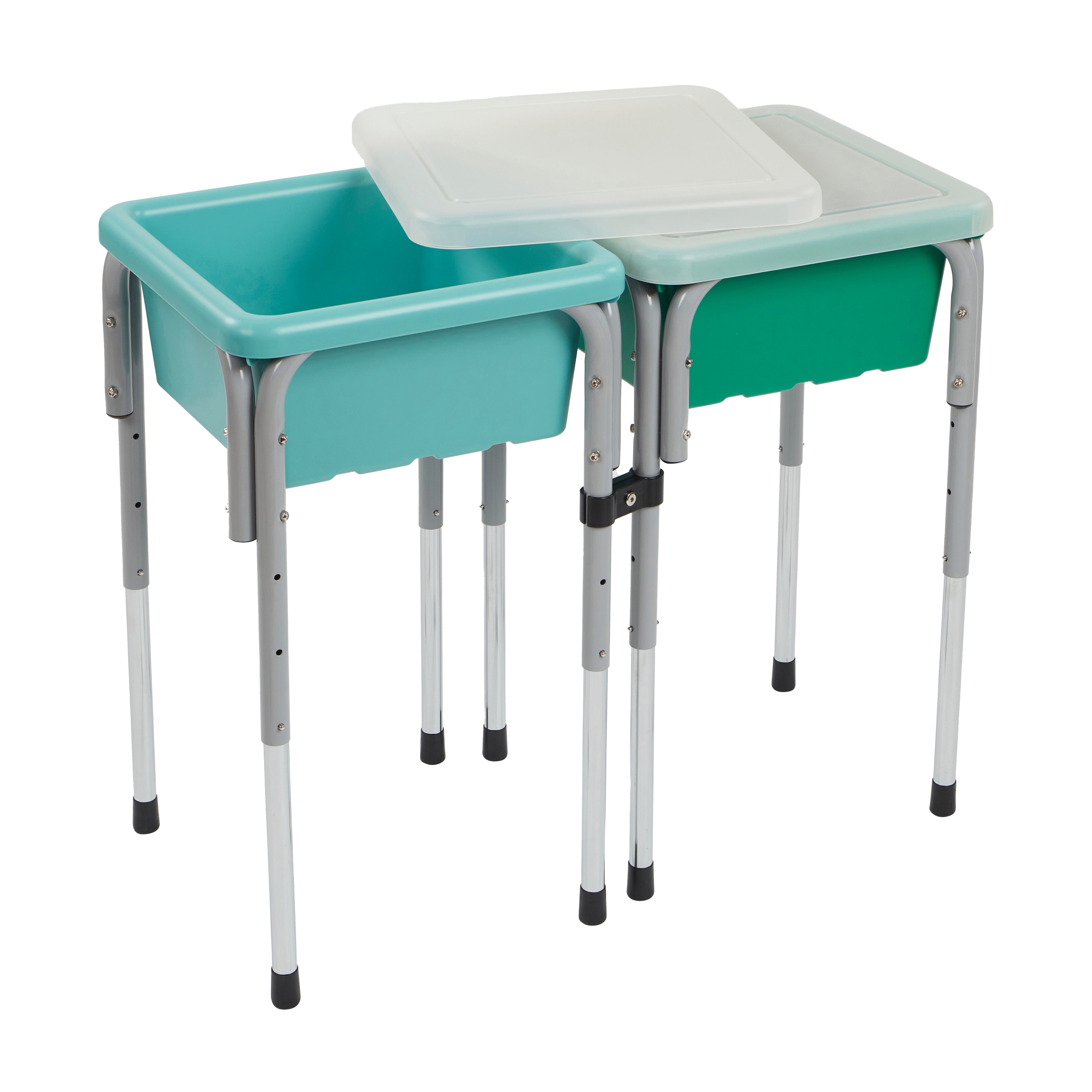 2-Station Sand and Water Adjustable Play Table