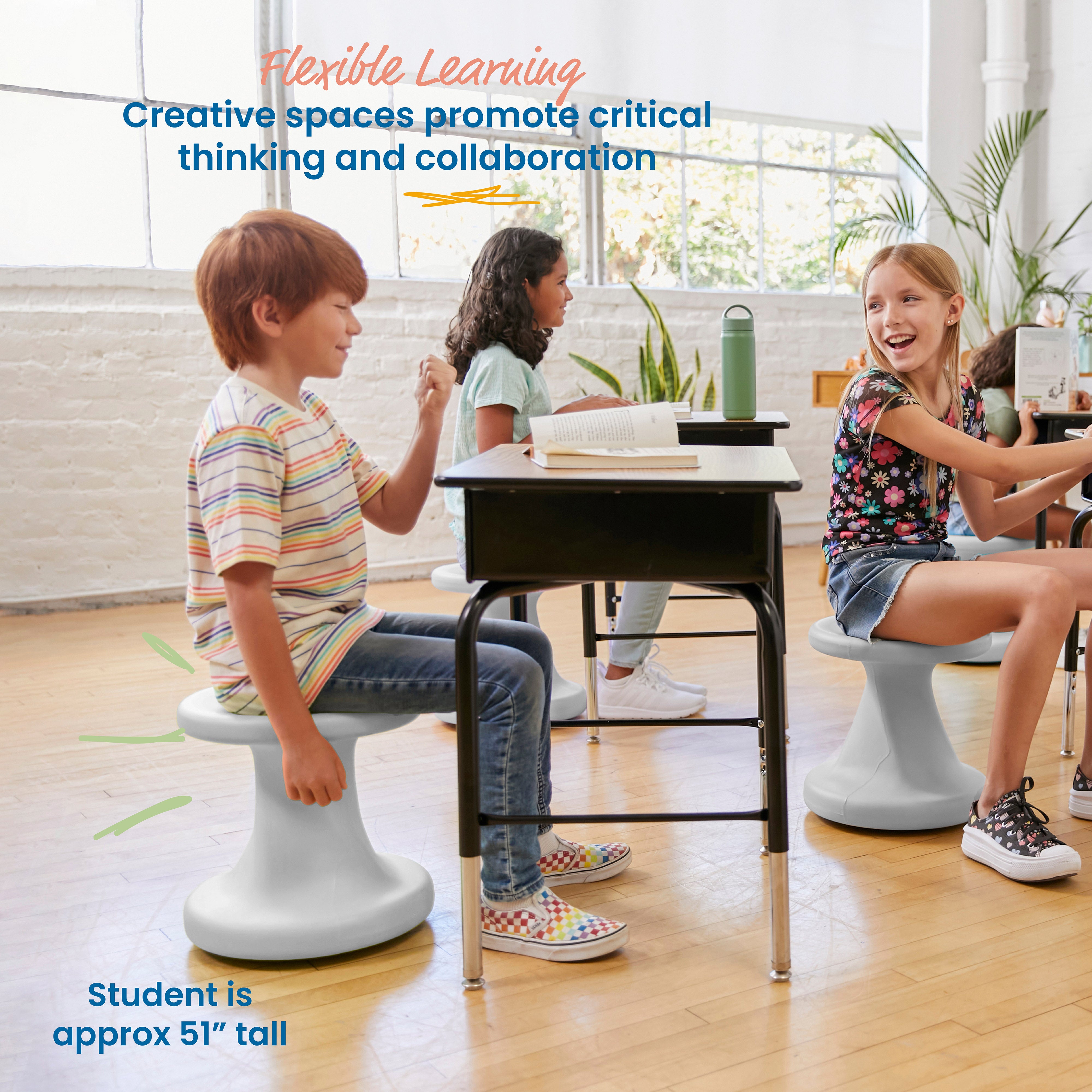 Twist Wobble Stool, 14in Seat Height