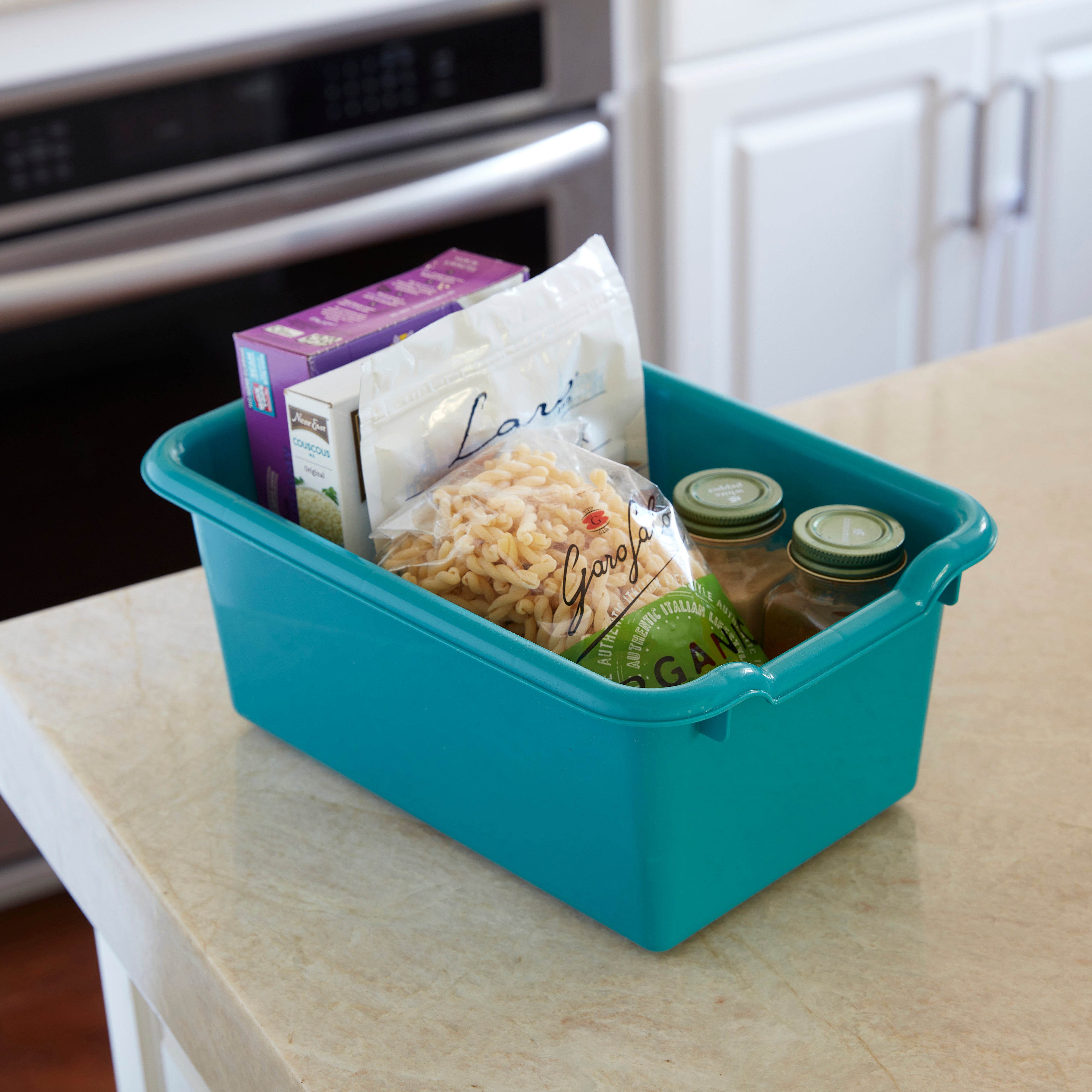 Scoop Front Storage Bins, Multipurpose Organization, 10-Pack