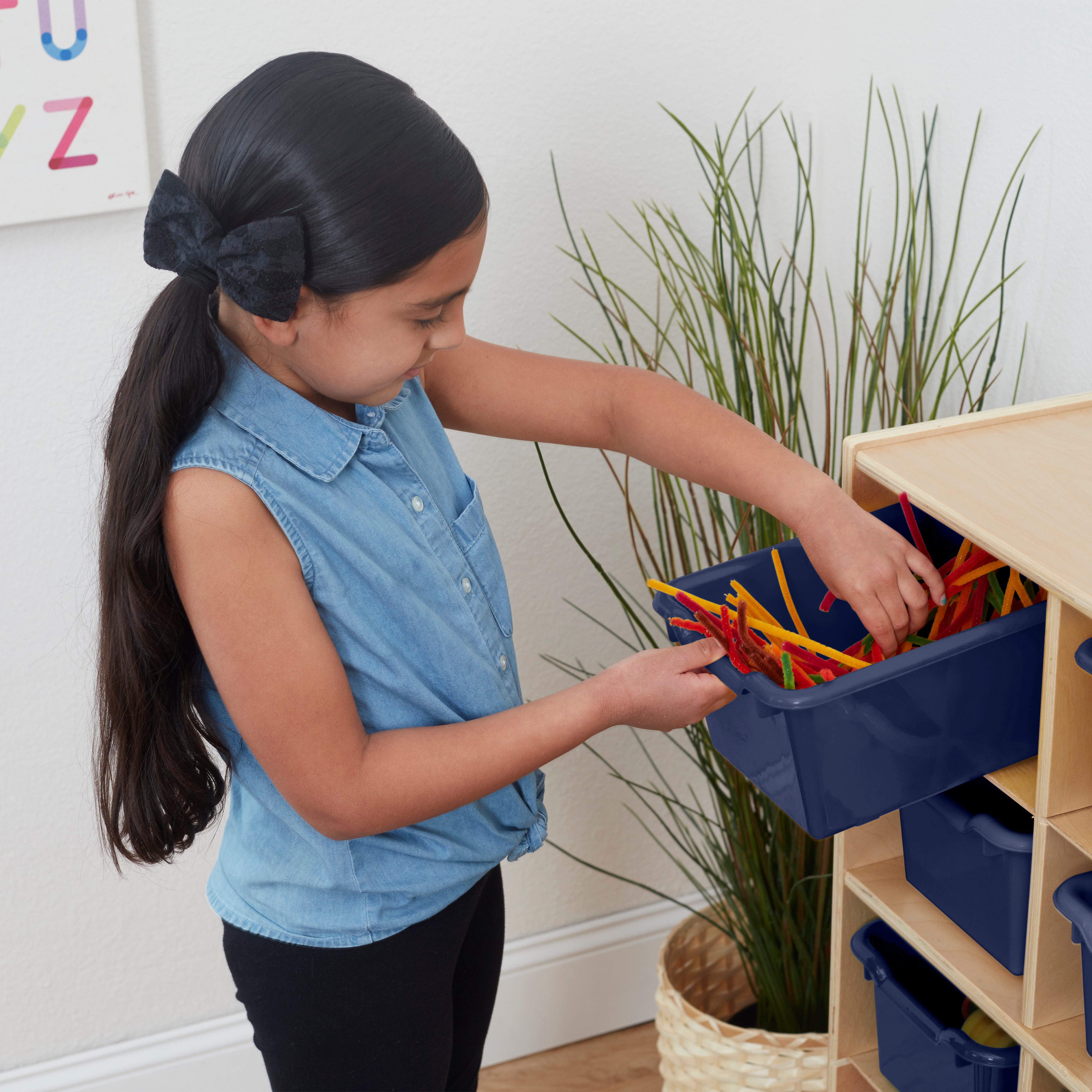 Scoop Front Storage Bin, 30-Piece