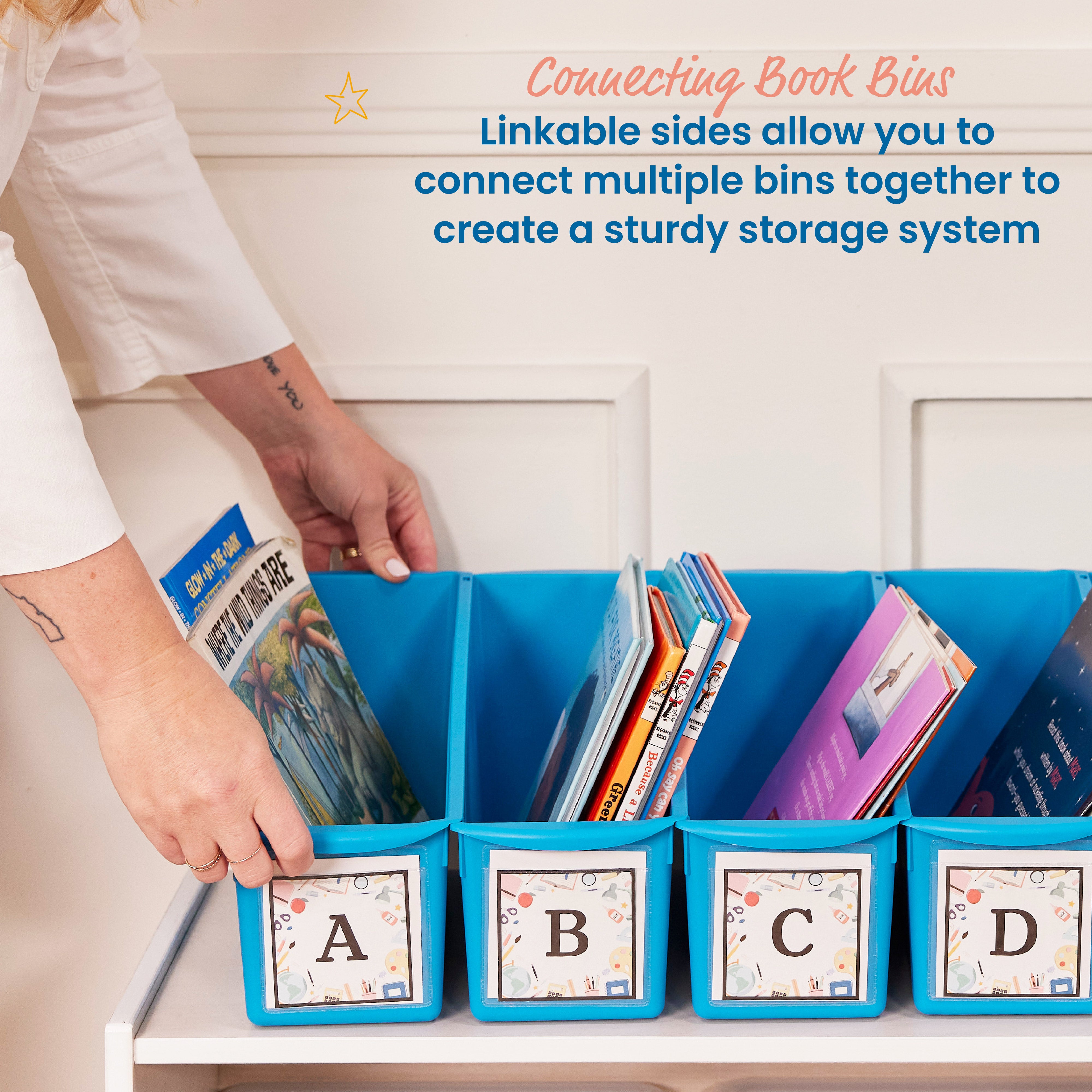 Linking Book Bin, 10-Piece