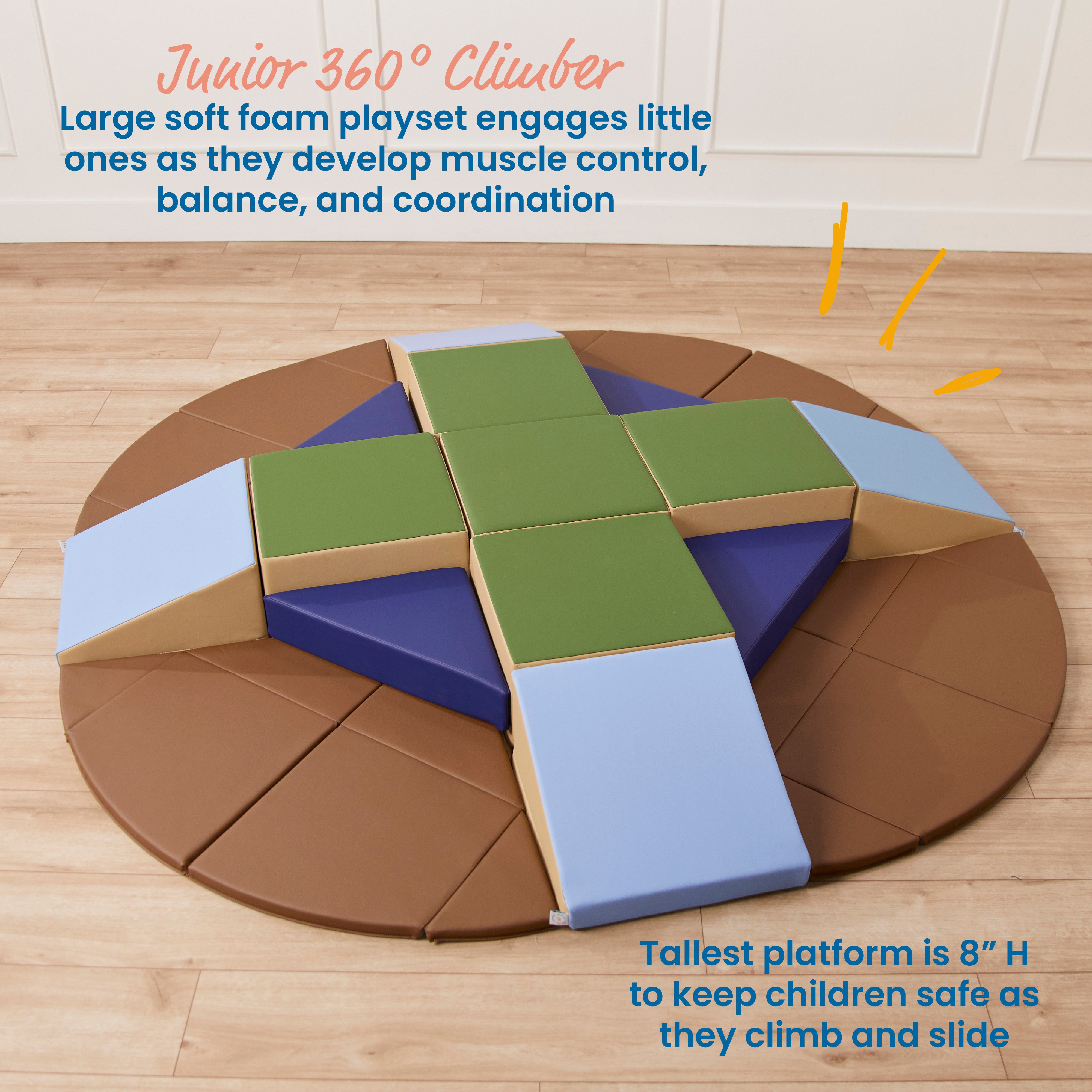 Junior Adventurer's Summit with Ramps, 17-Piece