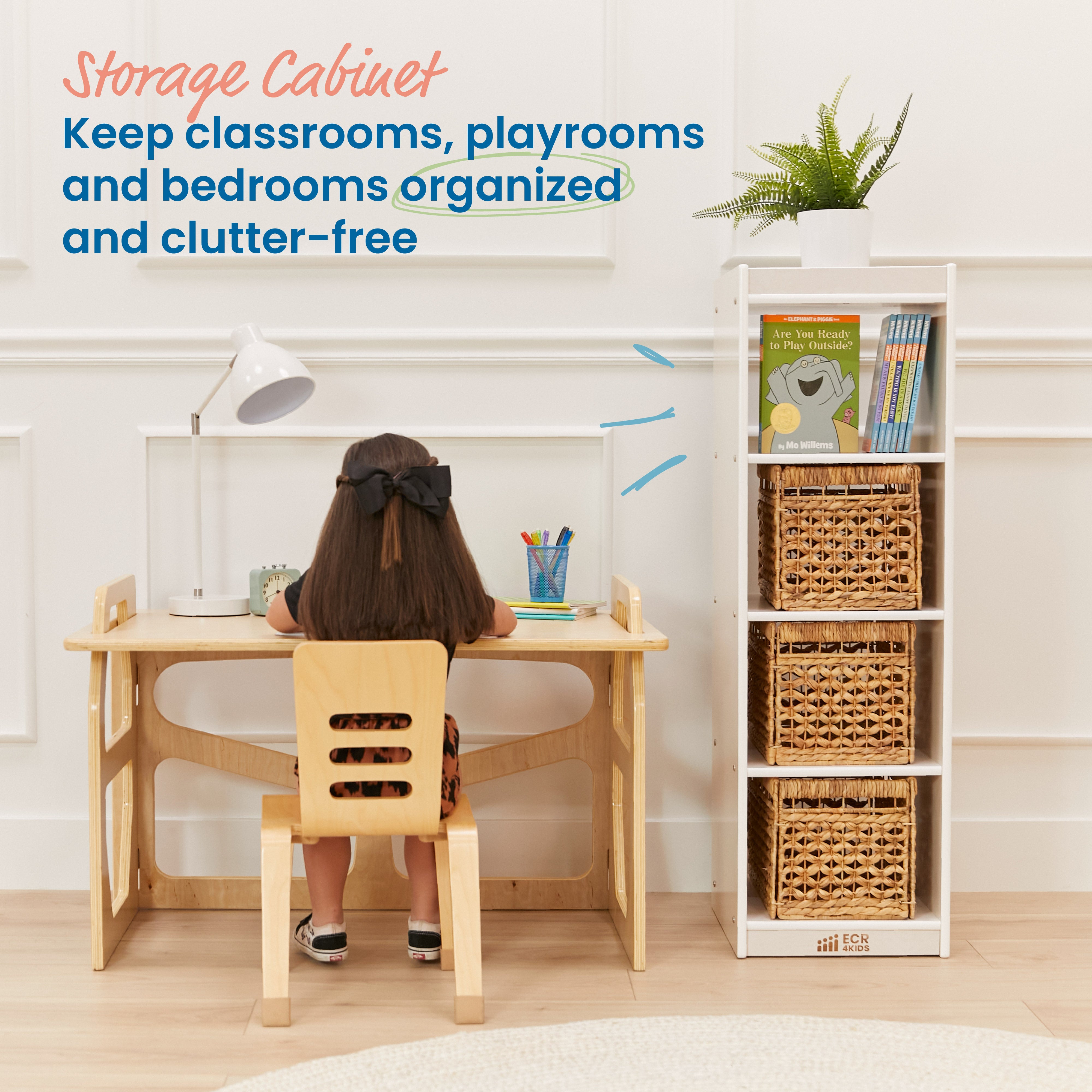 4-Cube Vertical Storage Cabinet