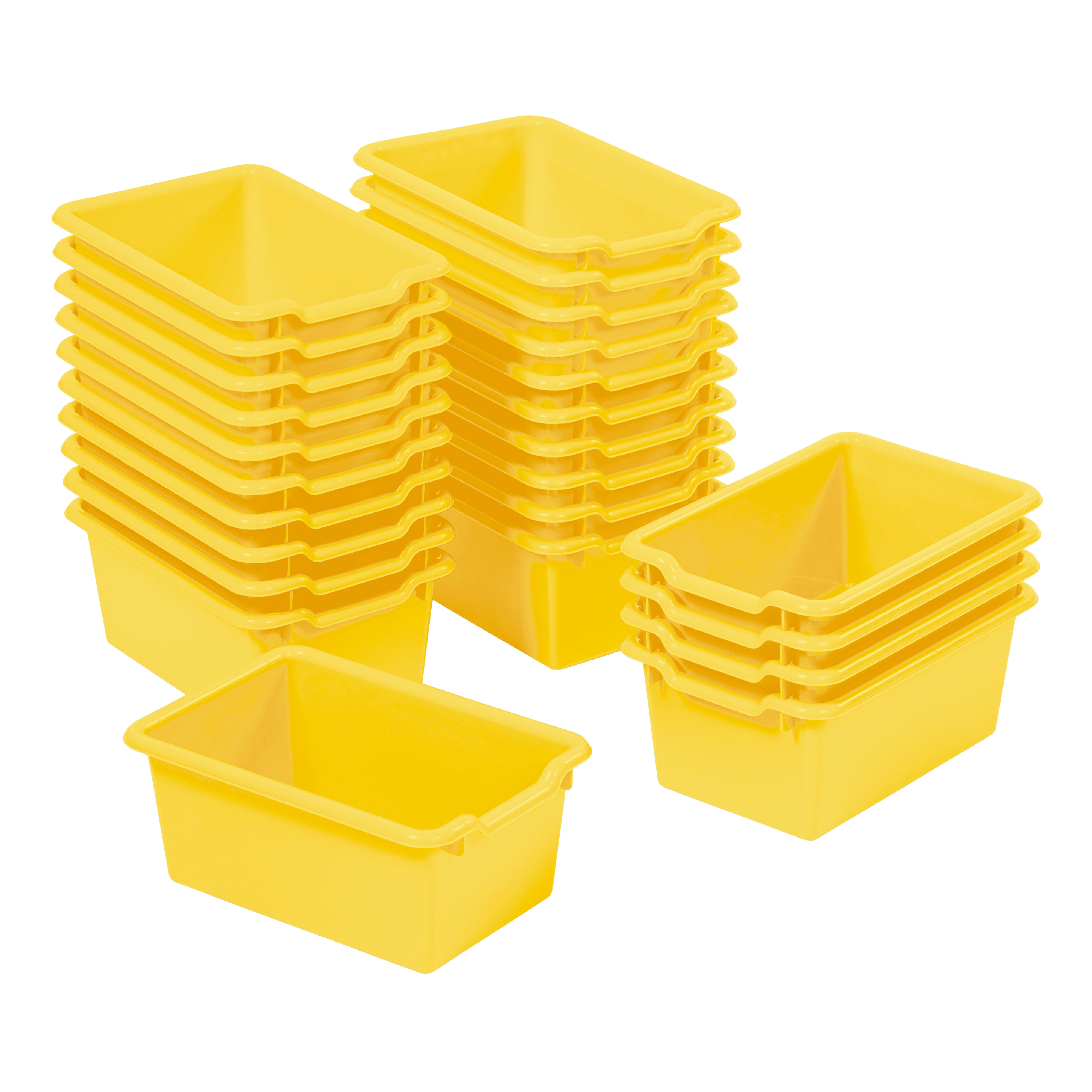 Scoop Front Storage Bins, 25-Piece