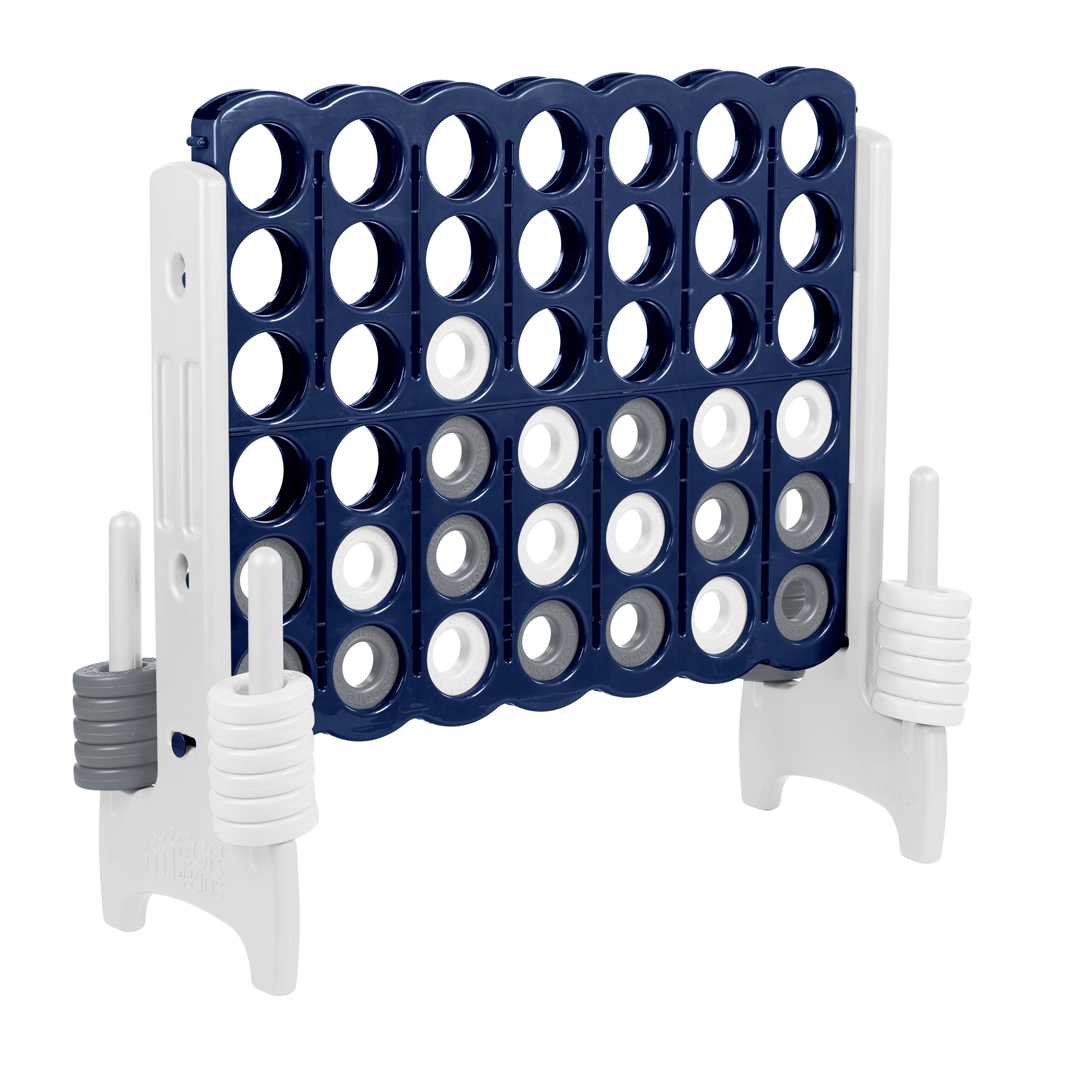 Jumbo 4-To-Score Giant Game with 42 Rings and Reset Sliders