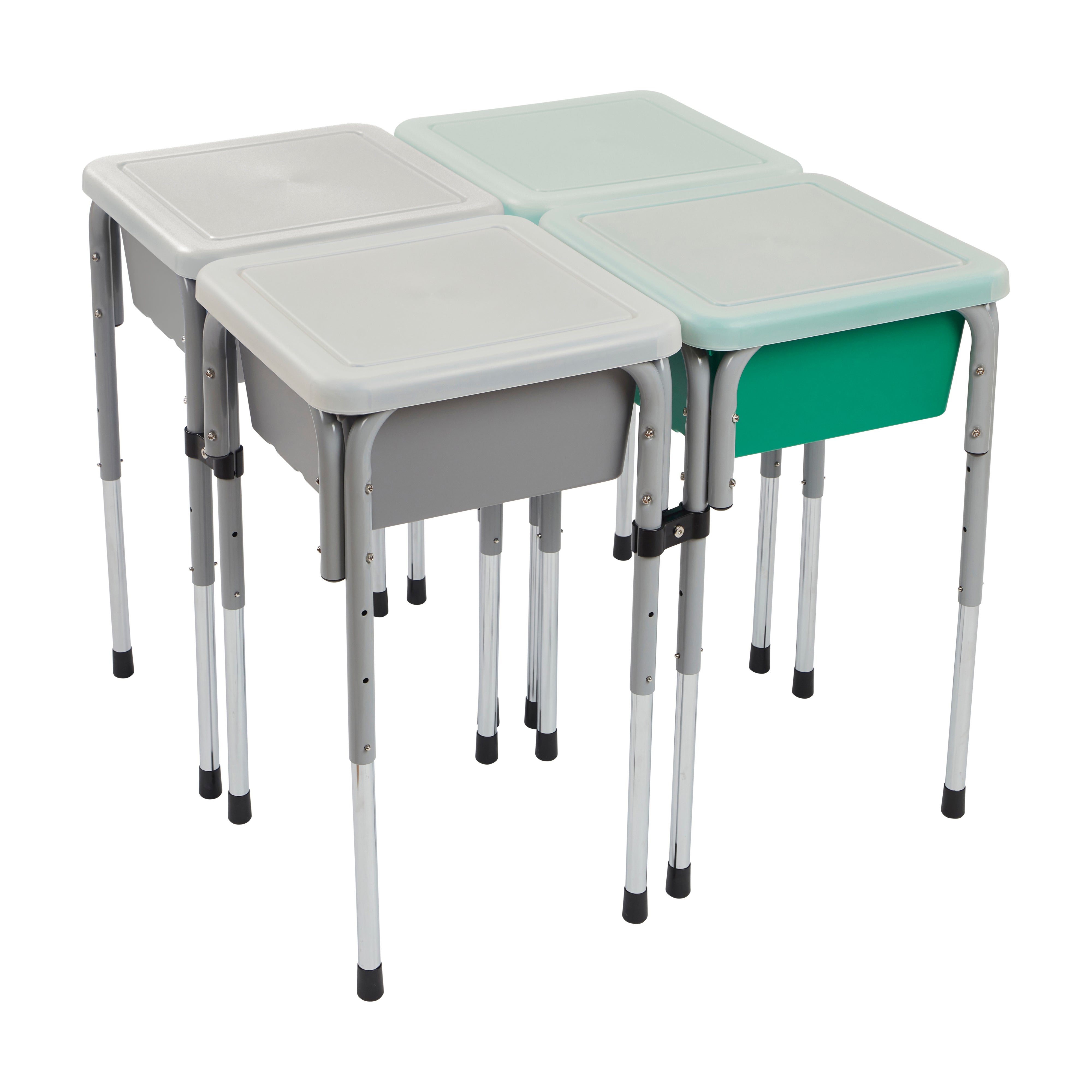4-Station Sand and Water Adjustable Play Table