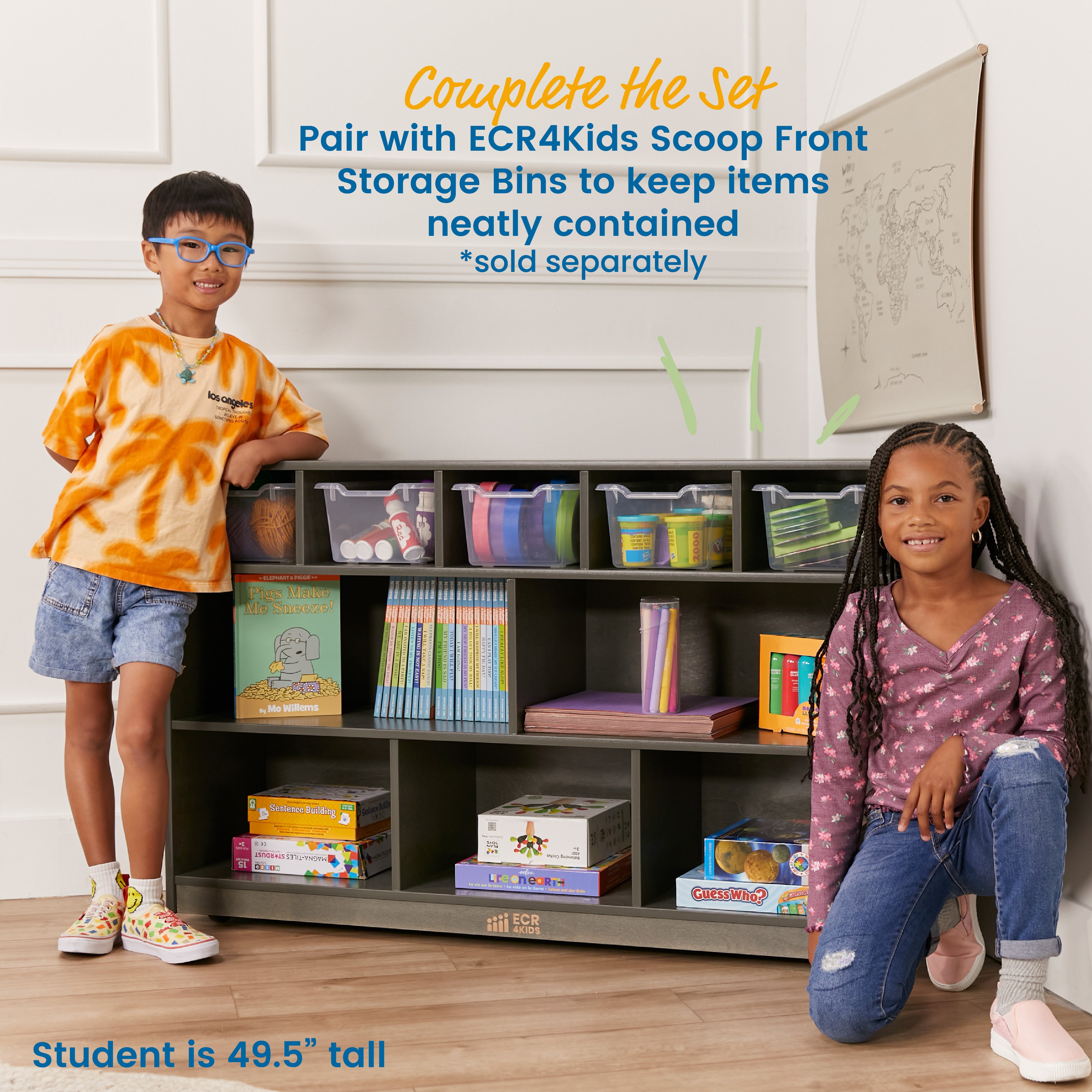 5+5 Mobile Storage and Tray Cabinet