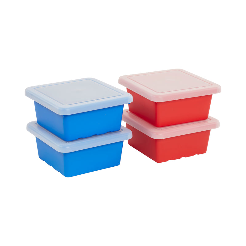 Sand and Water Table Replacement Bins with Lids 4 Pack