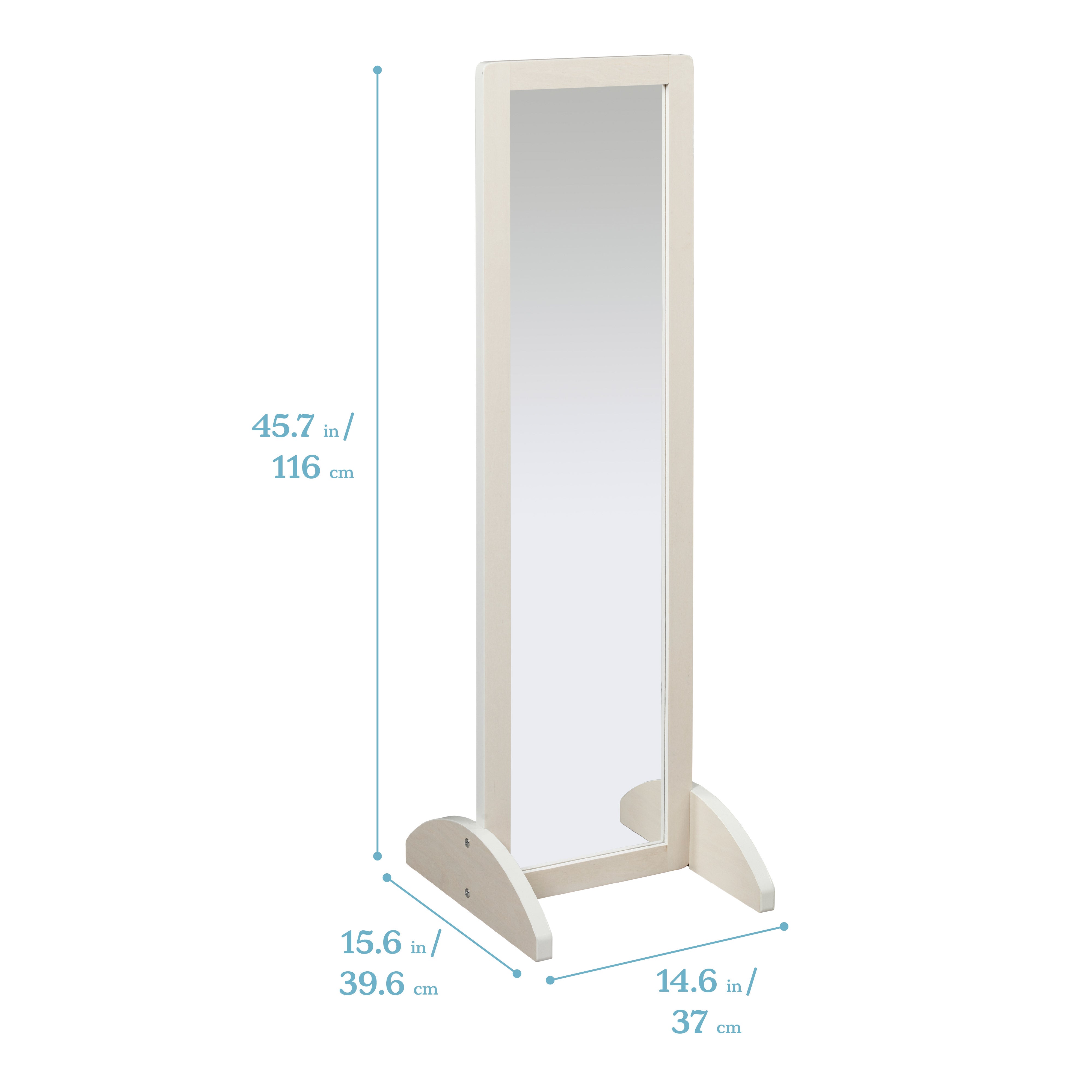 Wooden Single-Sided Bi-Directional Mirror