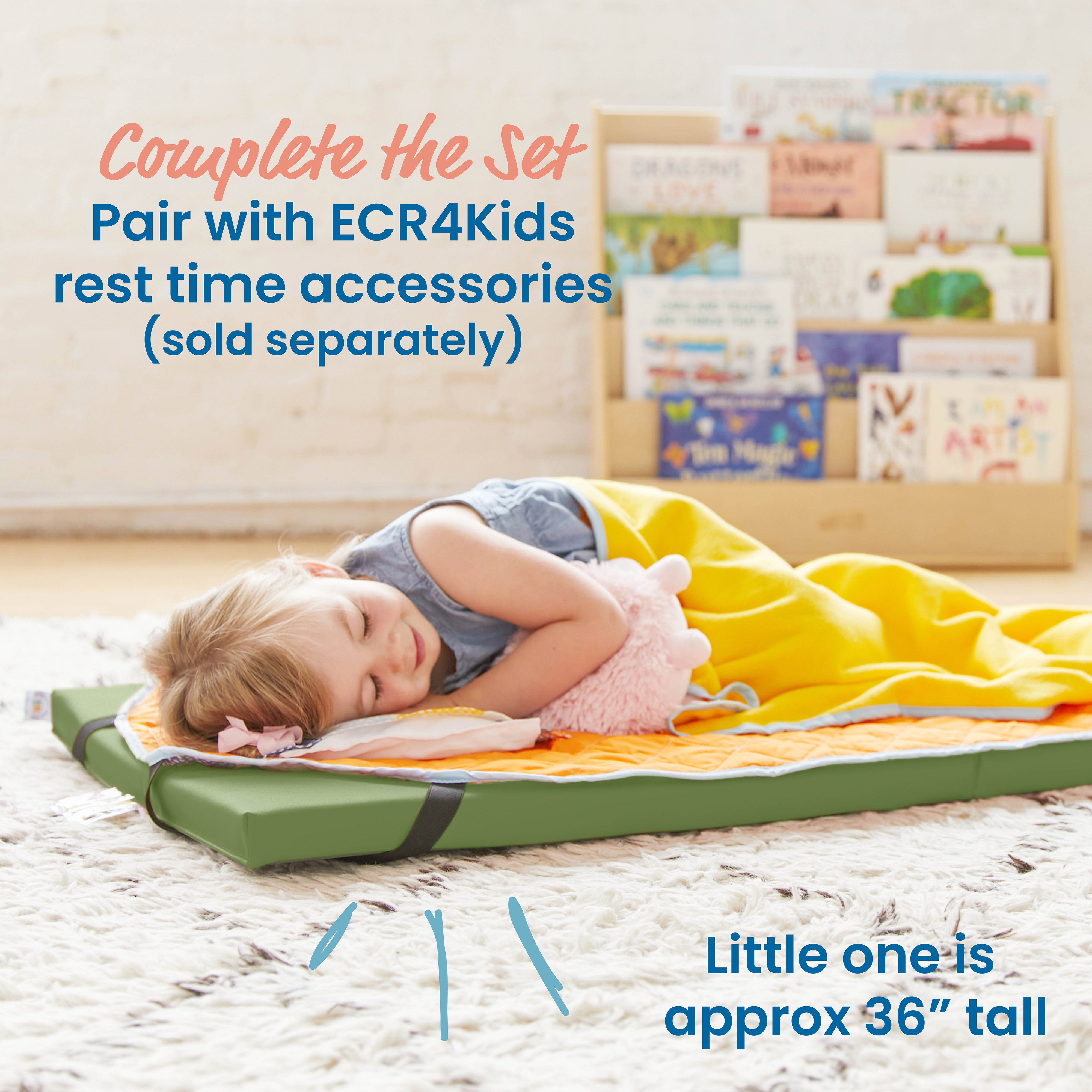Rainbow Rest Mat with Name Tag, 5-Piece
