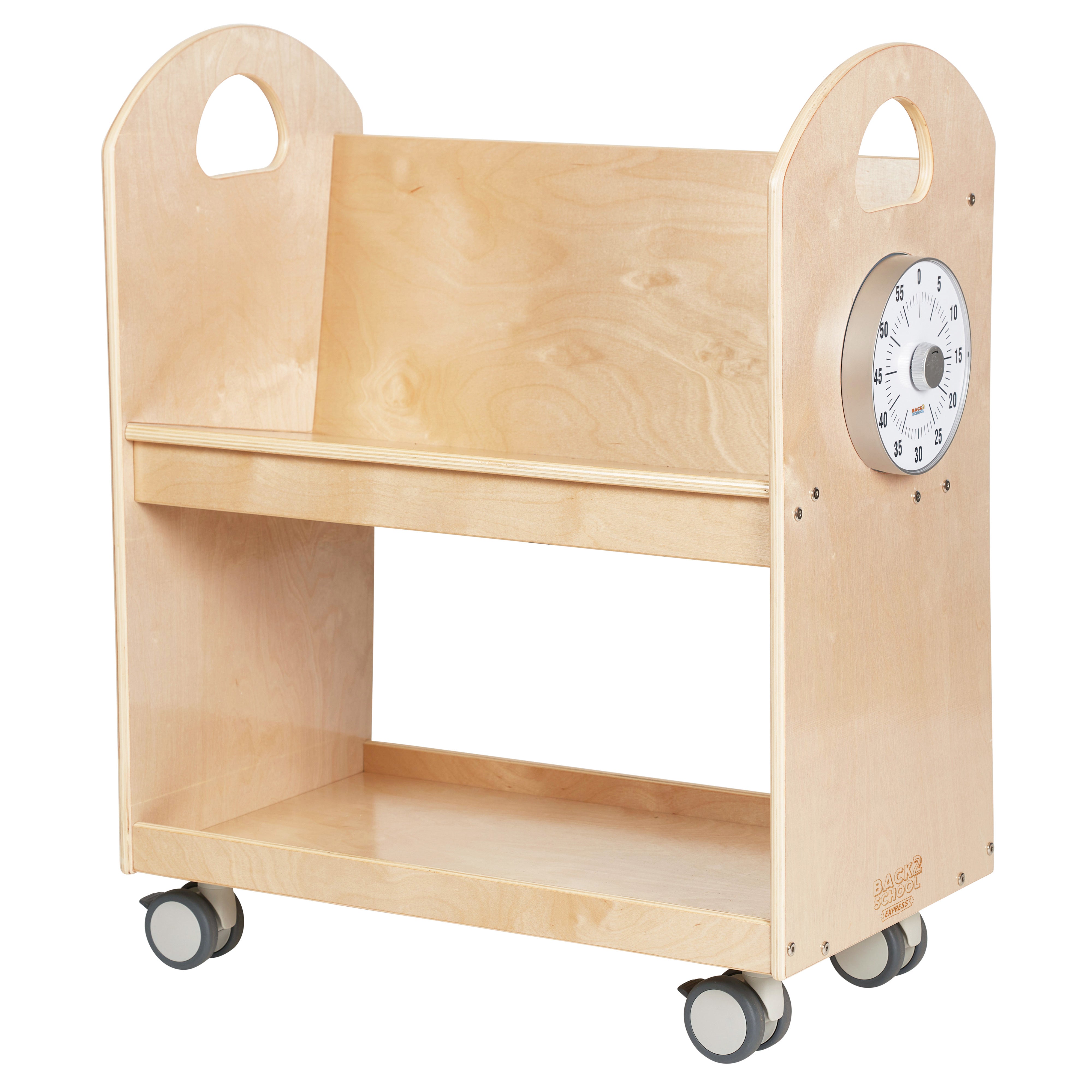 Round-the-Clock Mobile Library Cart with Timer