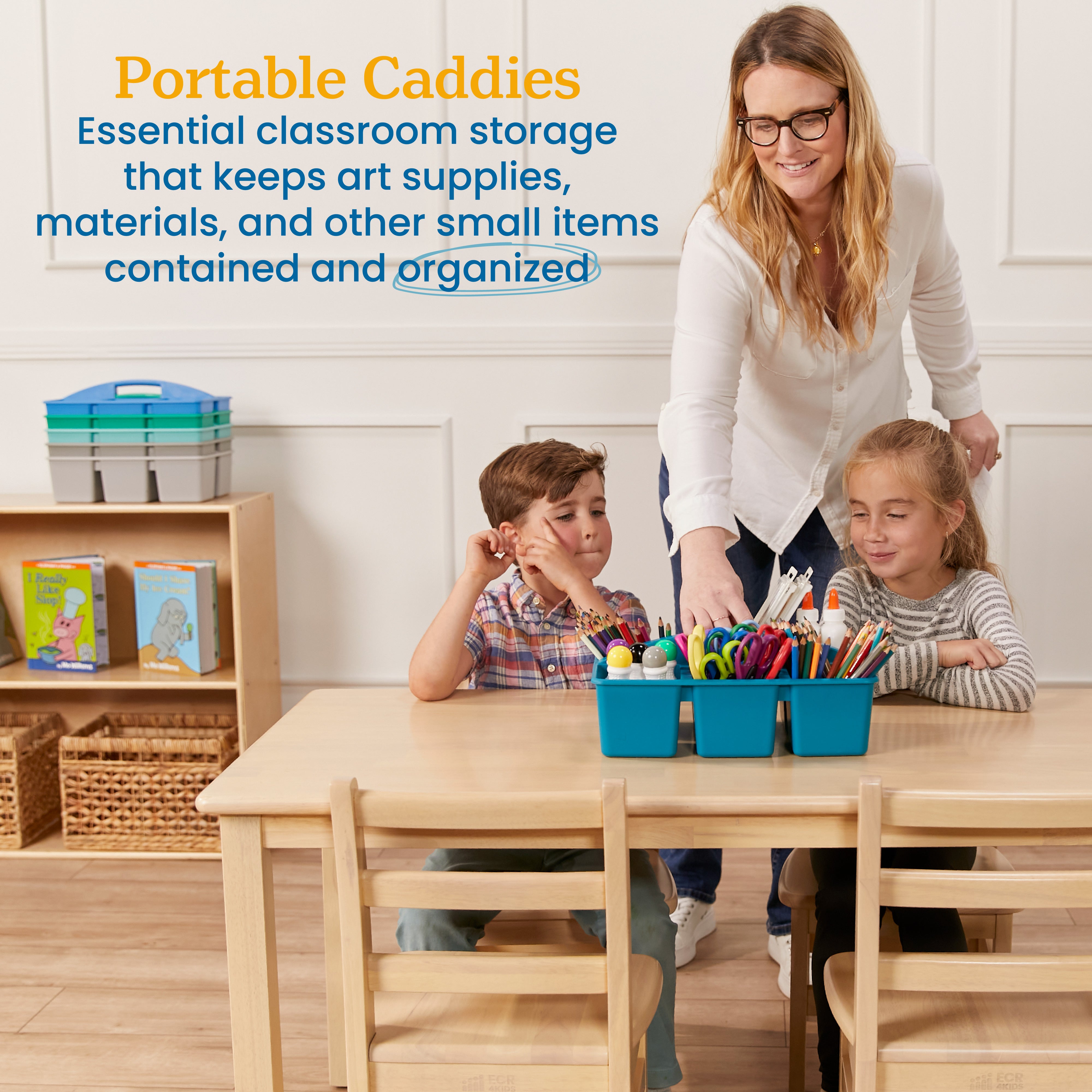 6-Compartment Large Caddy, 6-Pack