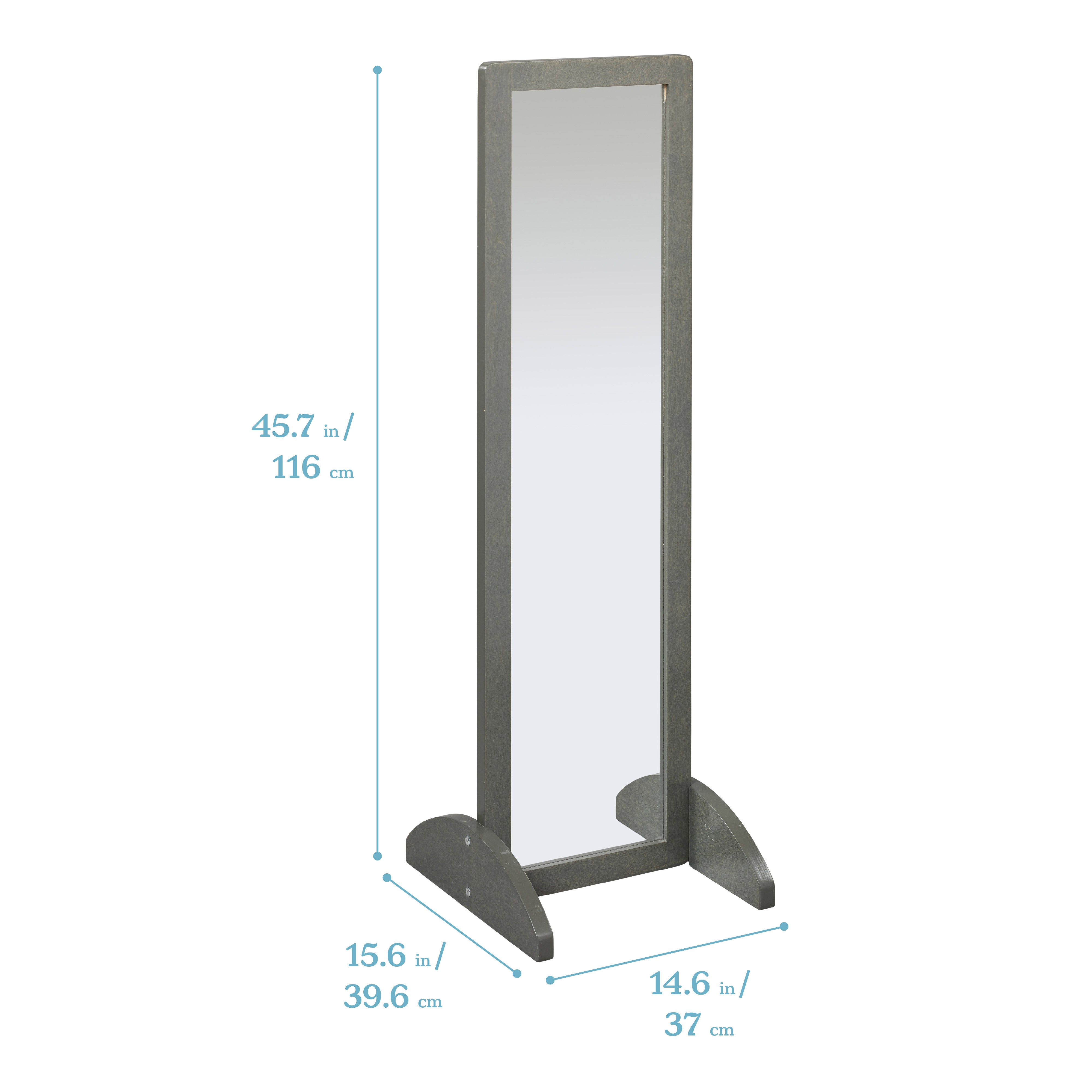 Wooden Single-Sided Bi-Directional Mirror
