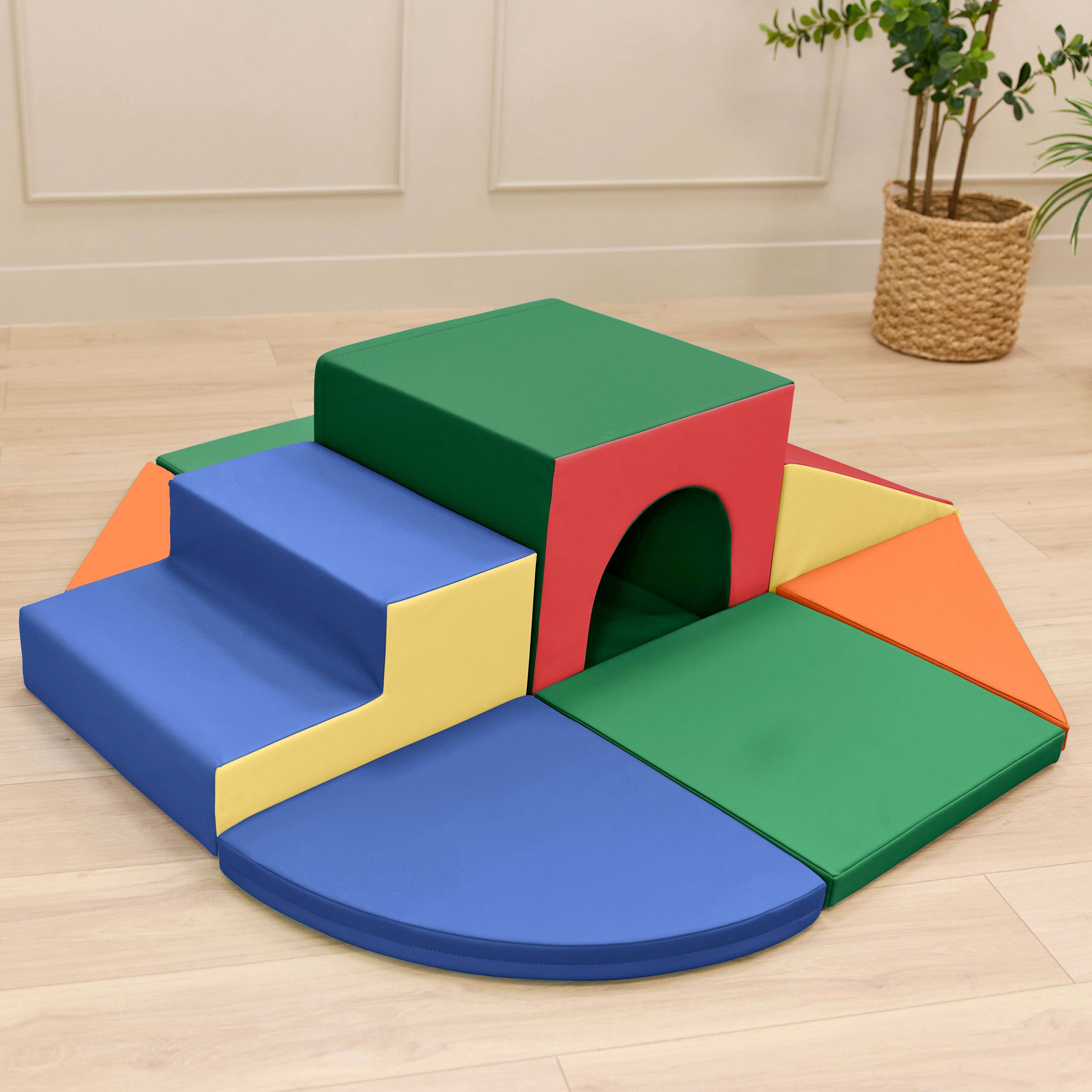 All-Around Step 'n' Slide Tunnel Climber, 9-Piece