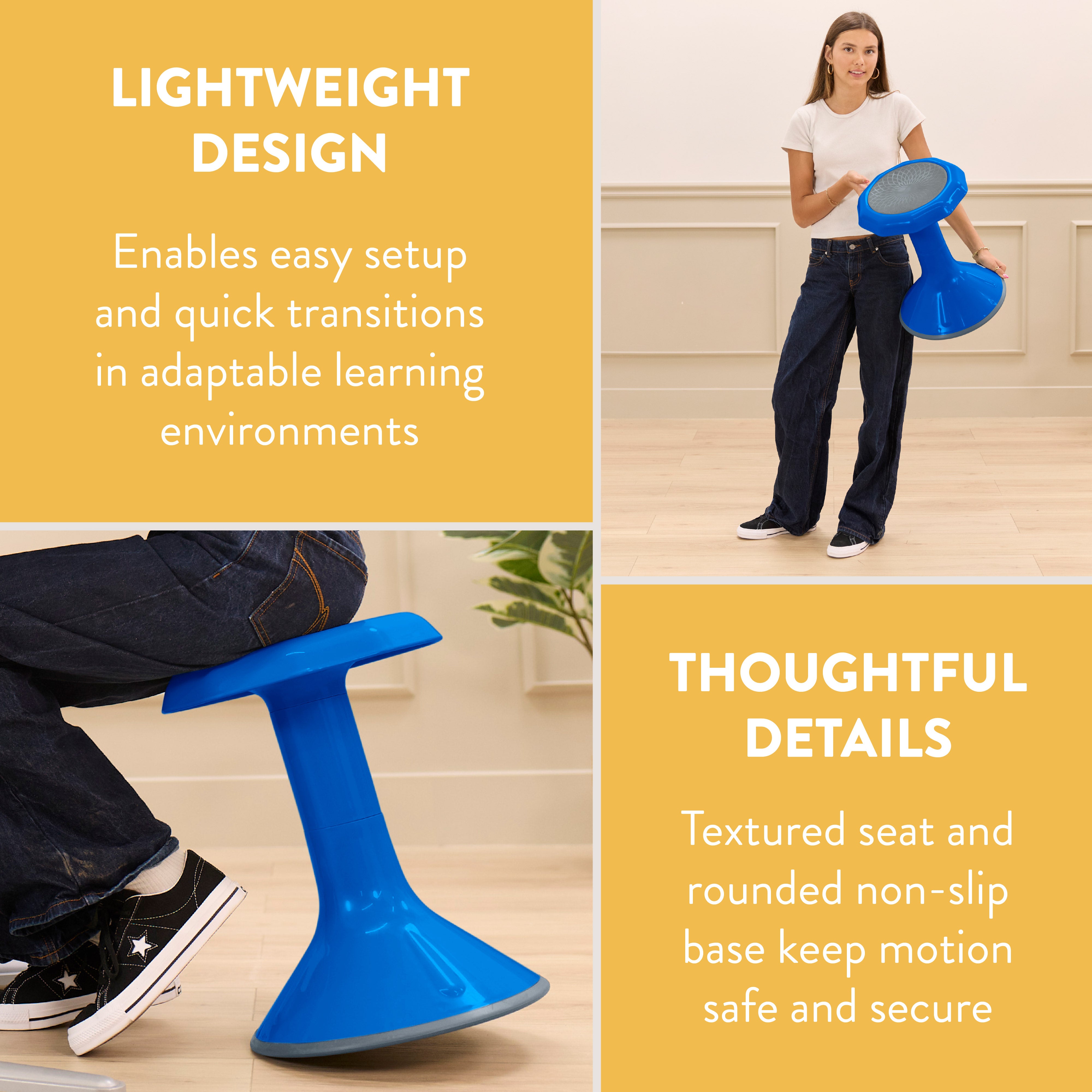Wobble Sensory Stool, 18in Seat Height