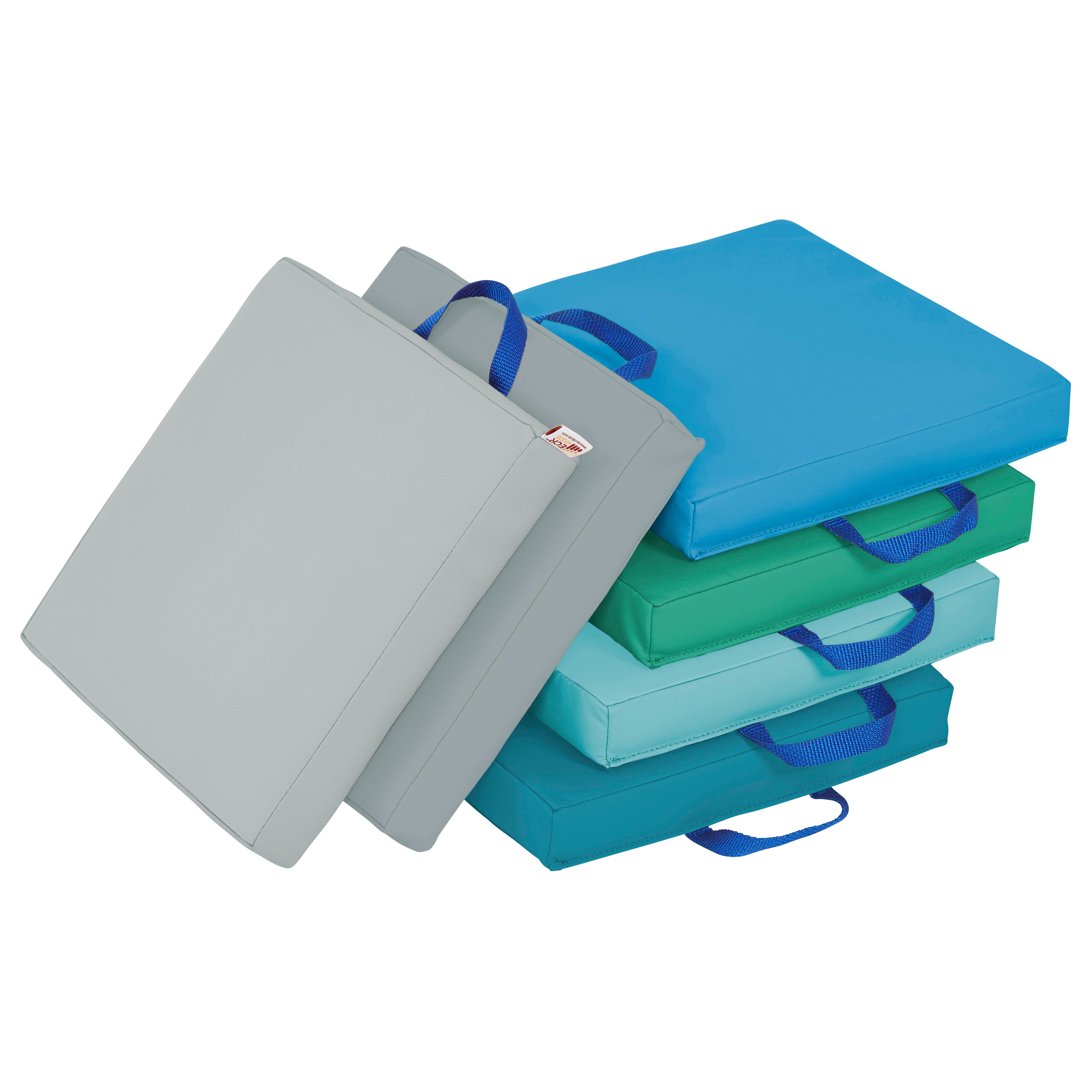 Floor Cushions, Square, 6-Piece