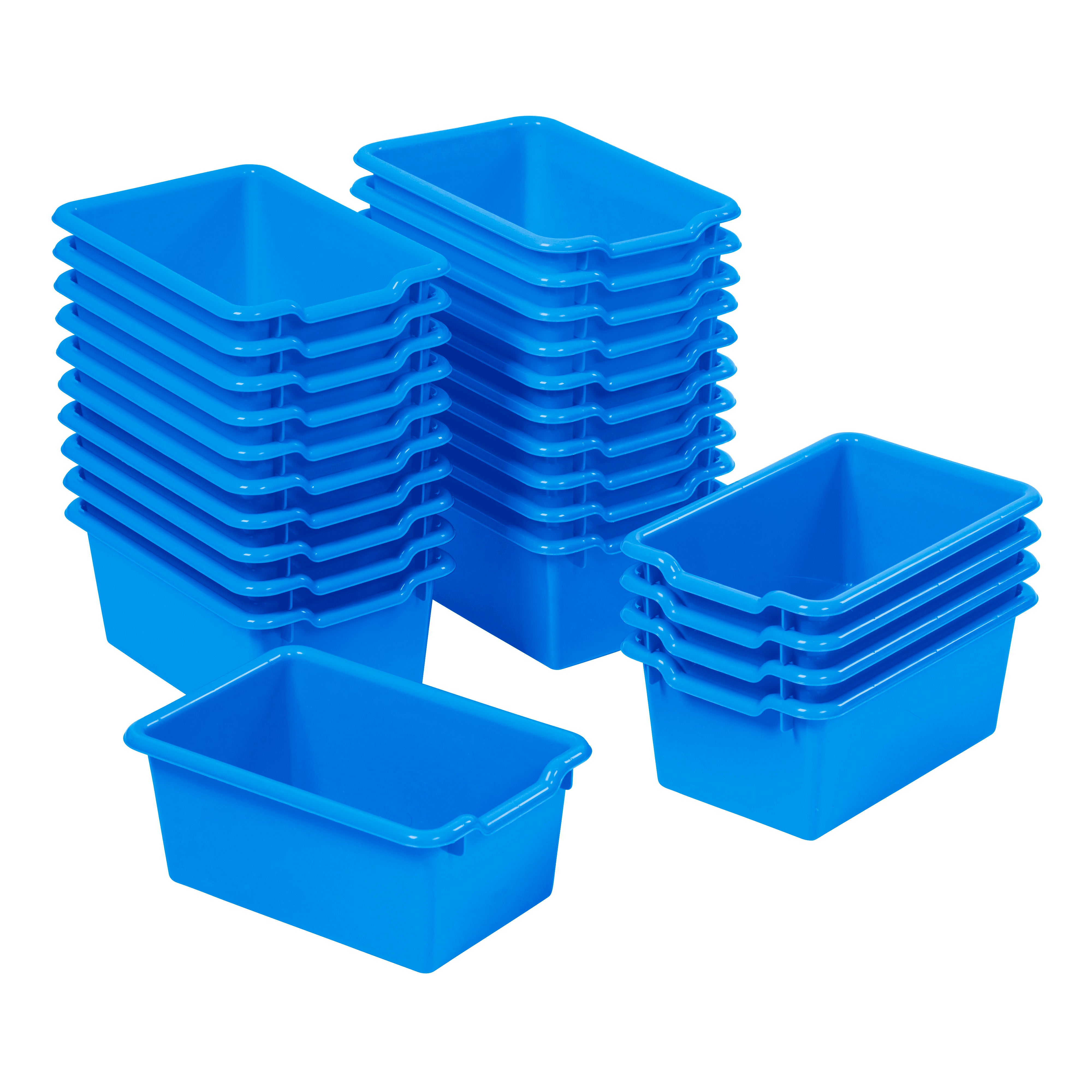 Scoop Front Storage Bins, 25-Piece