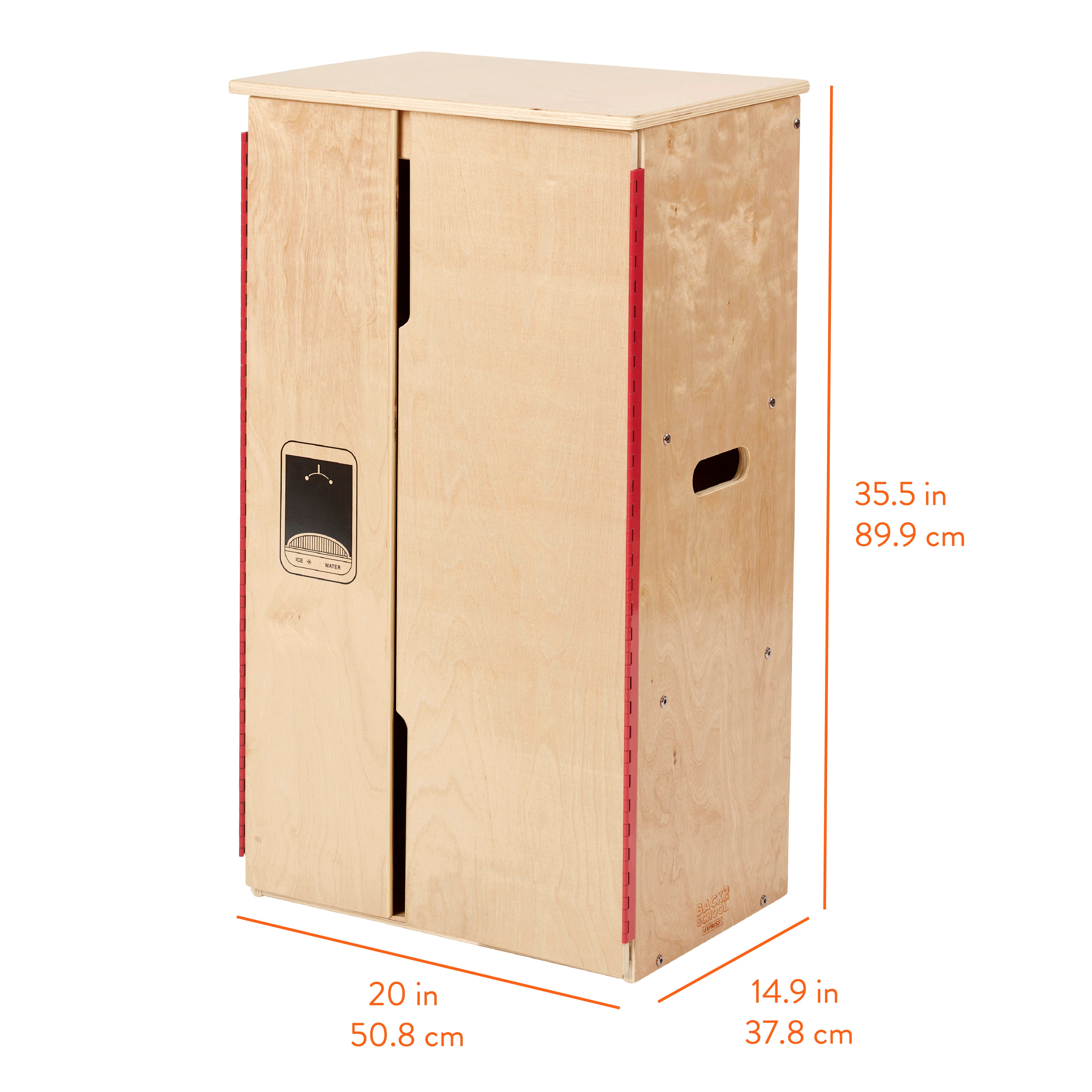 Chef's Station Kids Pretend Play Kitchen Fridge