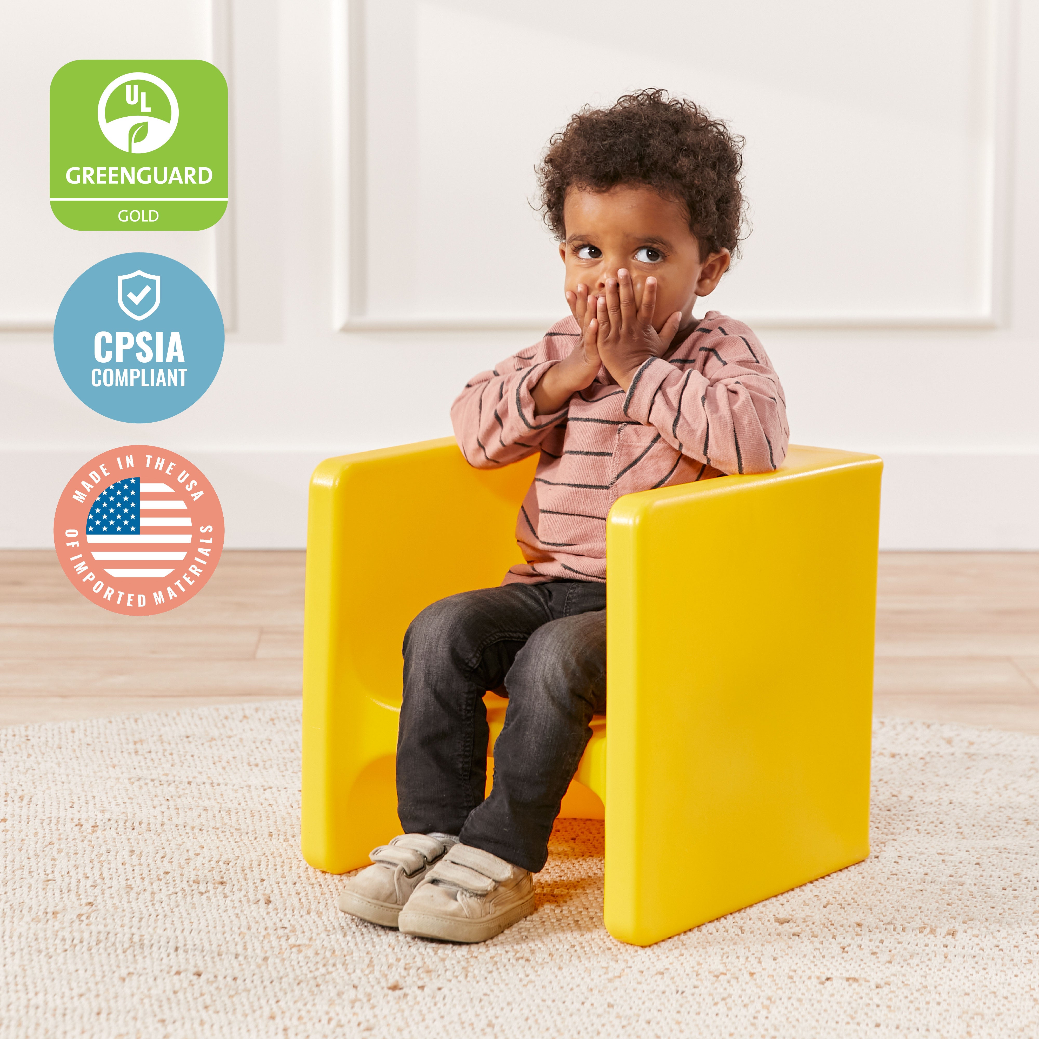 Tri-Me Table and Cube Chair Set, 3-Piece