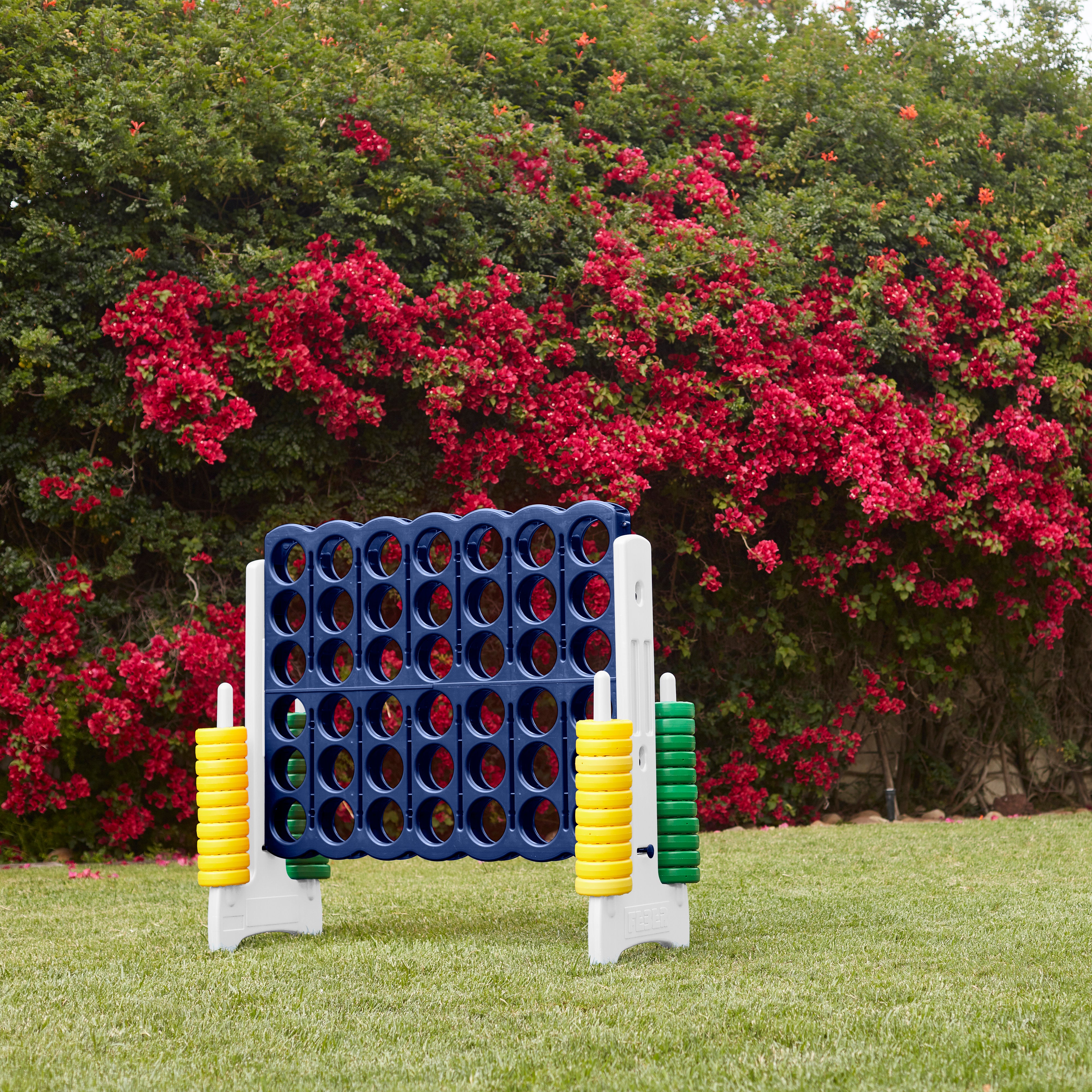 Jumbo 4-To-Score Giant Game with 42 Rings and Reset Sliders