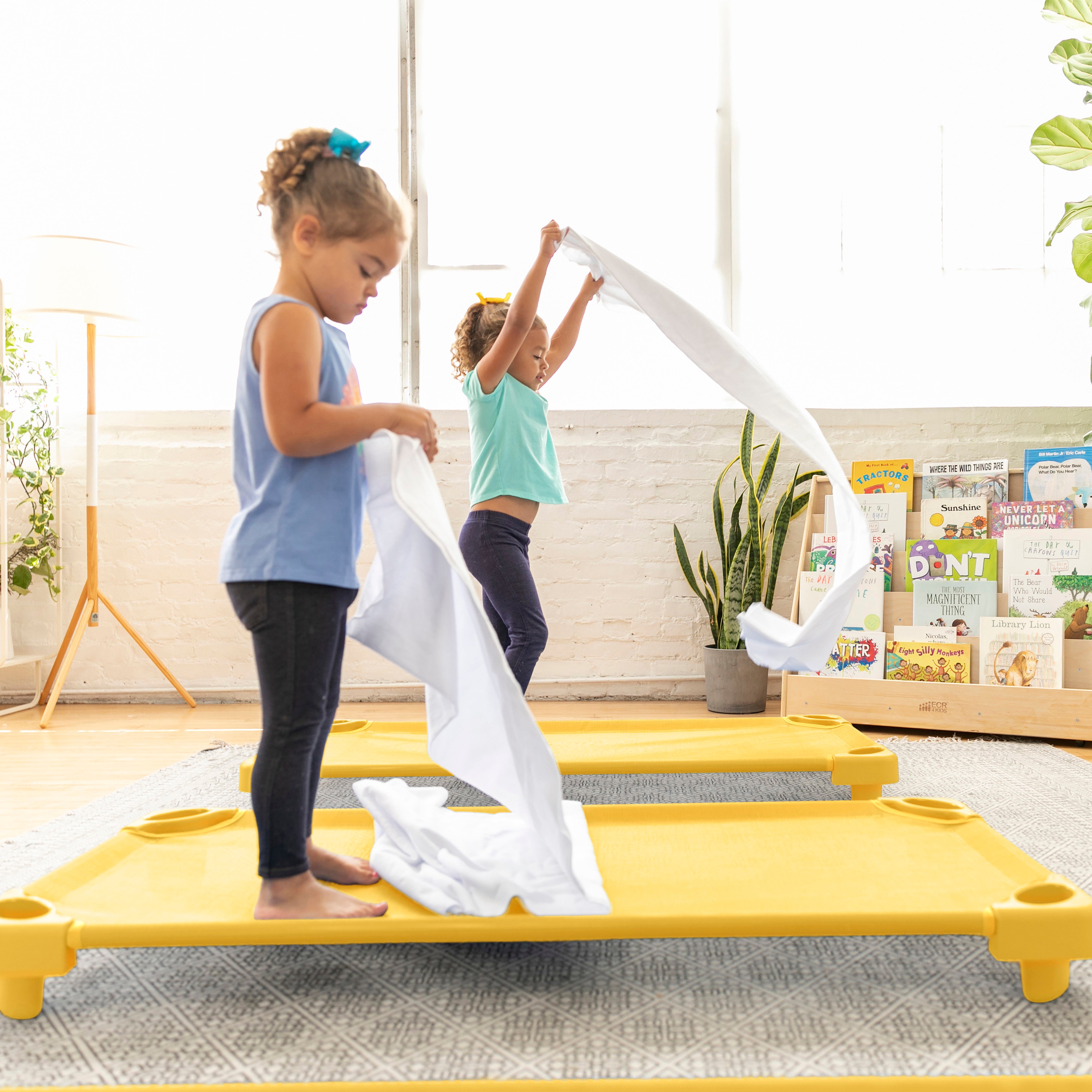 Stackable Kiddie Cot, Ready-to-Assemble, Standard Size, 6-Pack