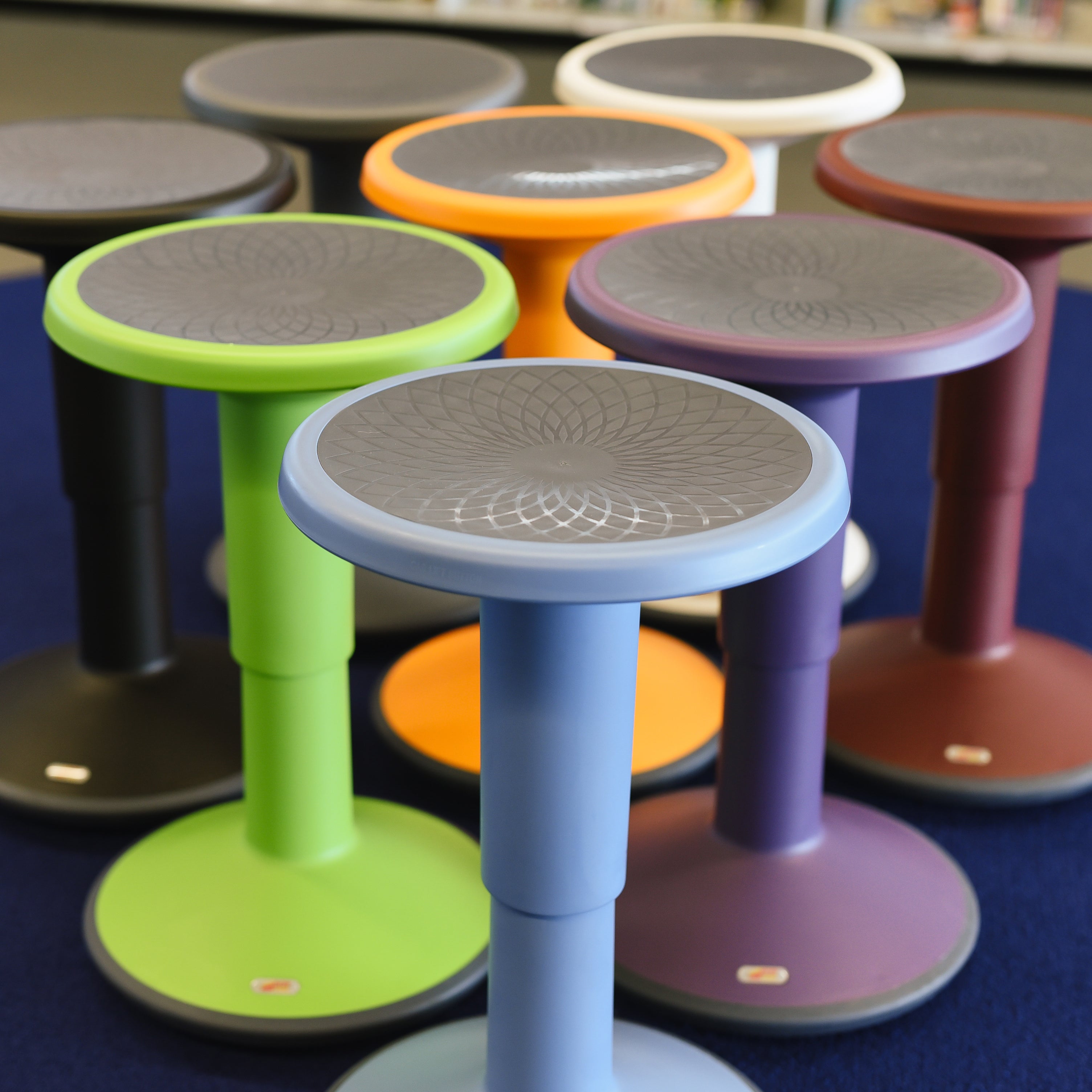 SitWell Wobble Stool, Adjustable Height