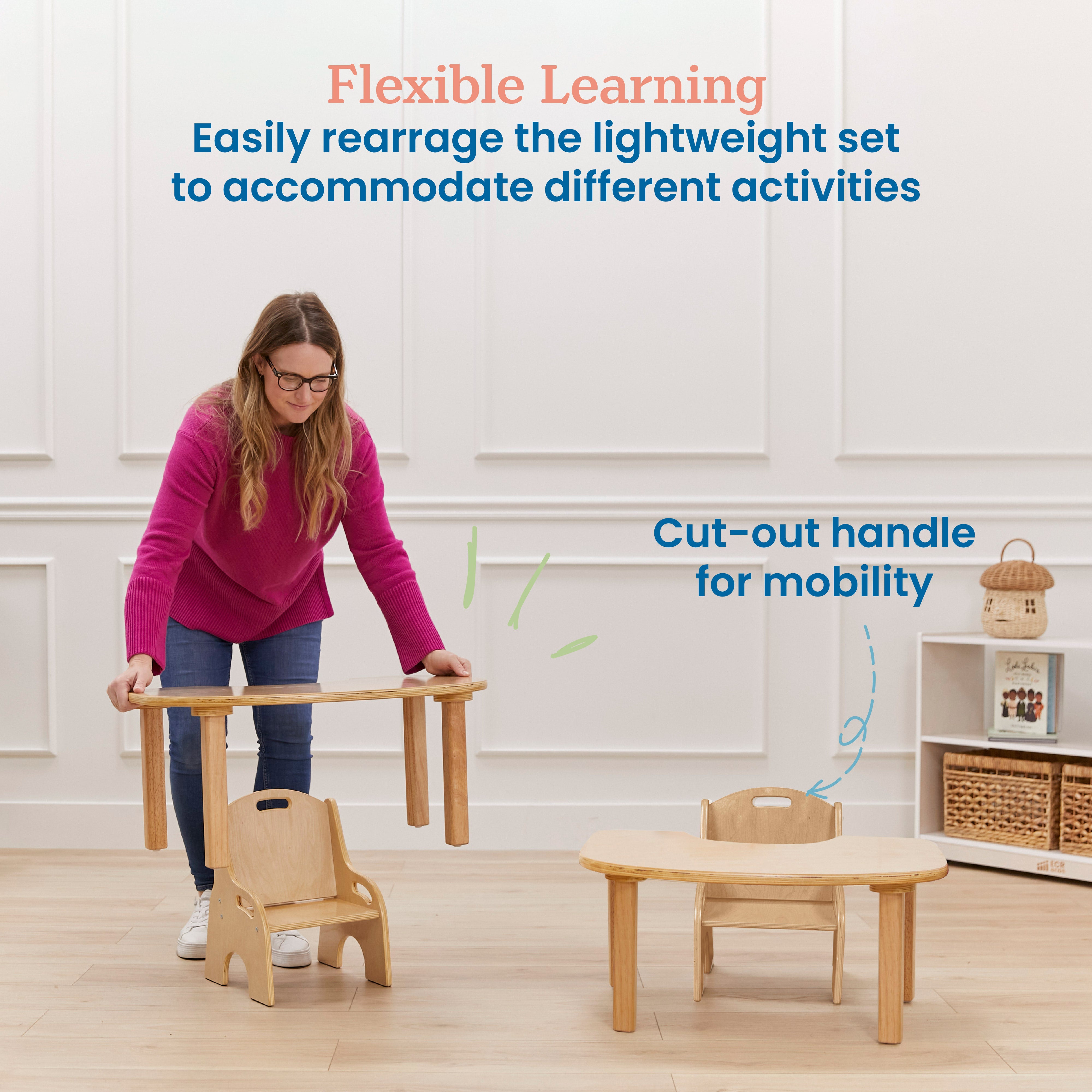 Little Learner Table and Chair Set, 2-Piece