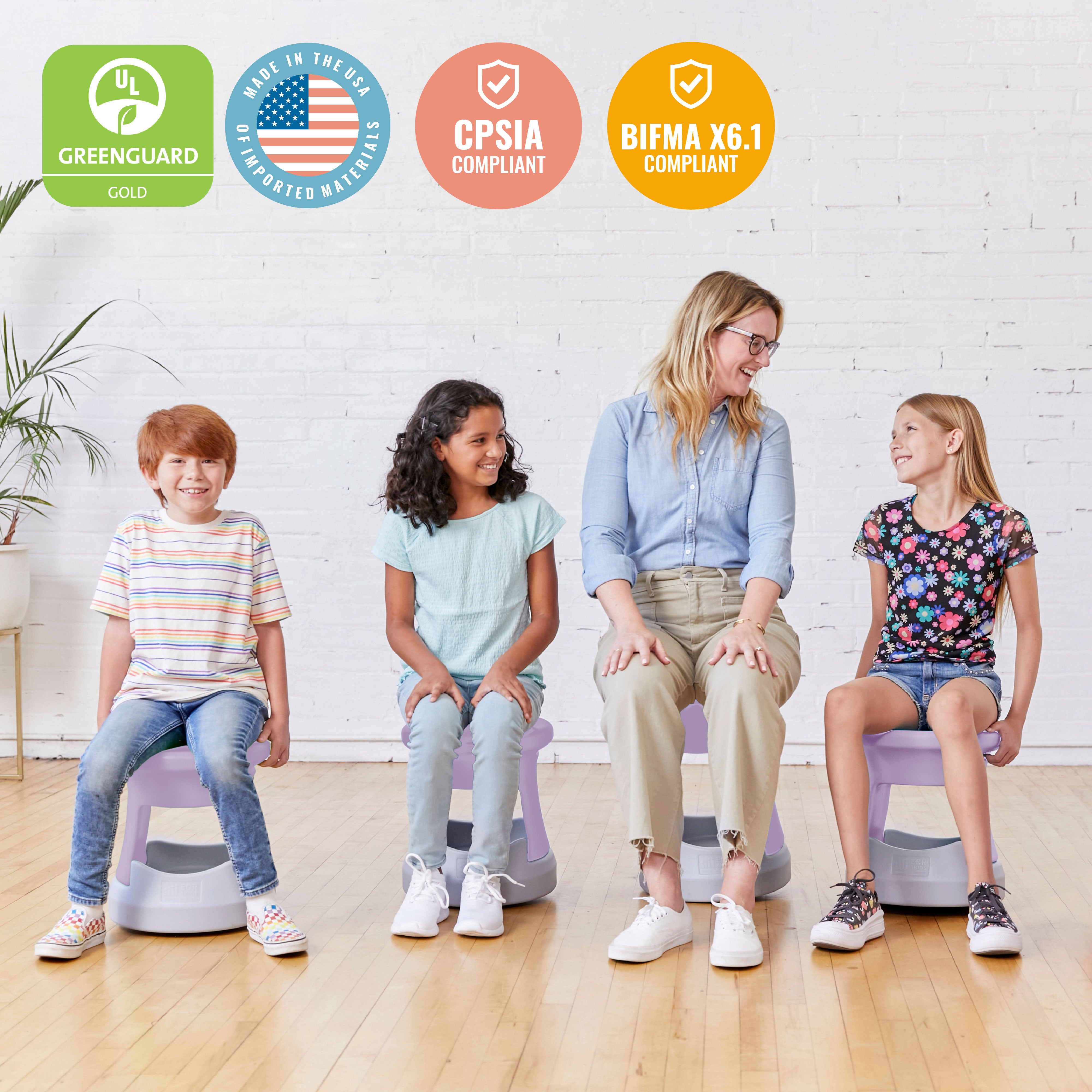 Storage Wobble Stool, 15in Seat Height