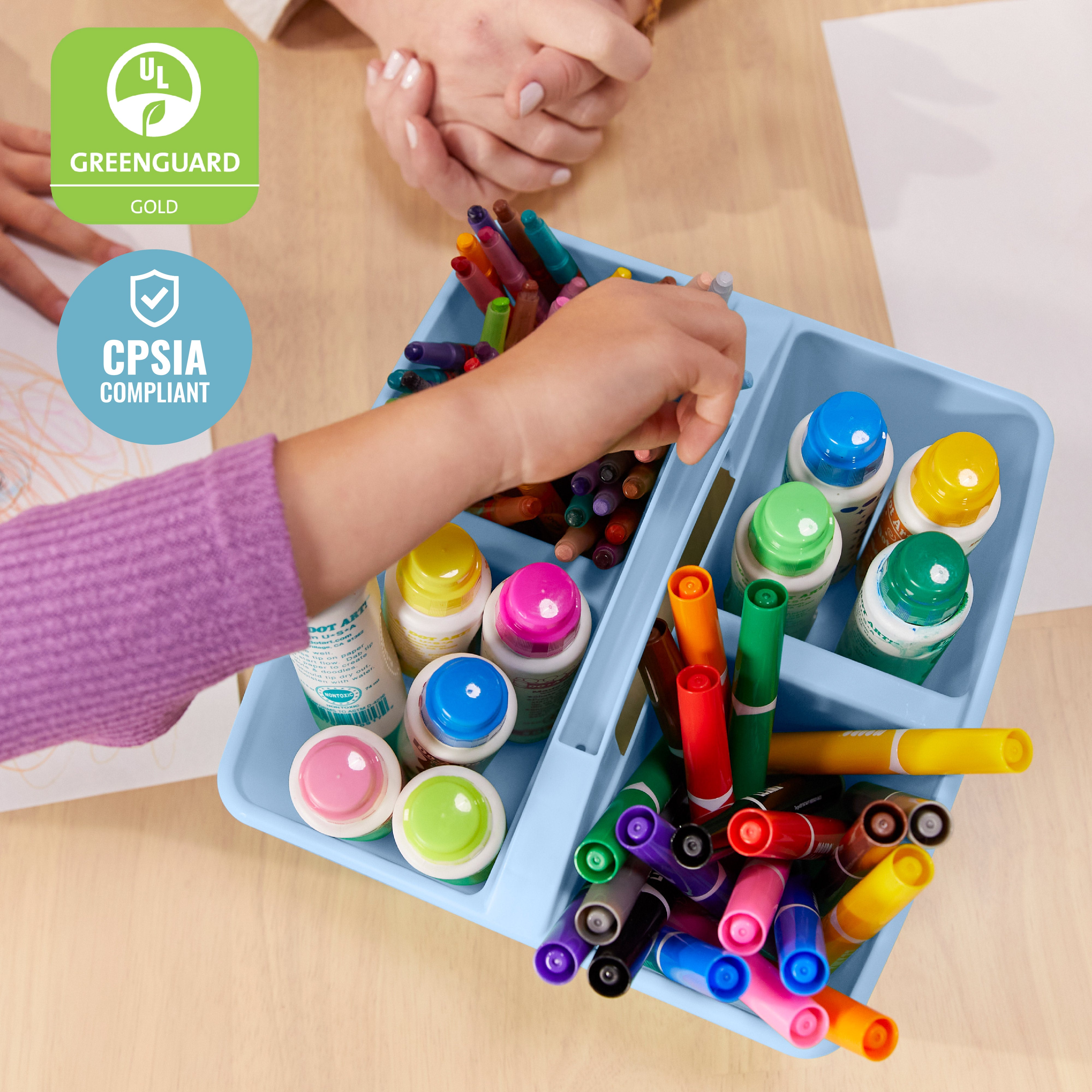 4-Compartment Medium Caddy, 6-Pack