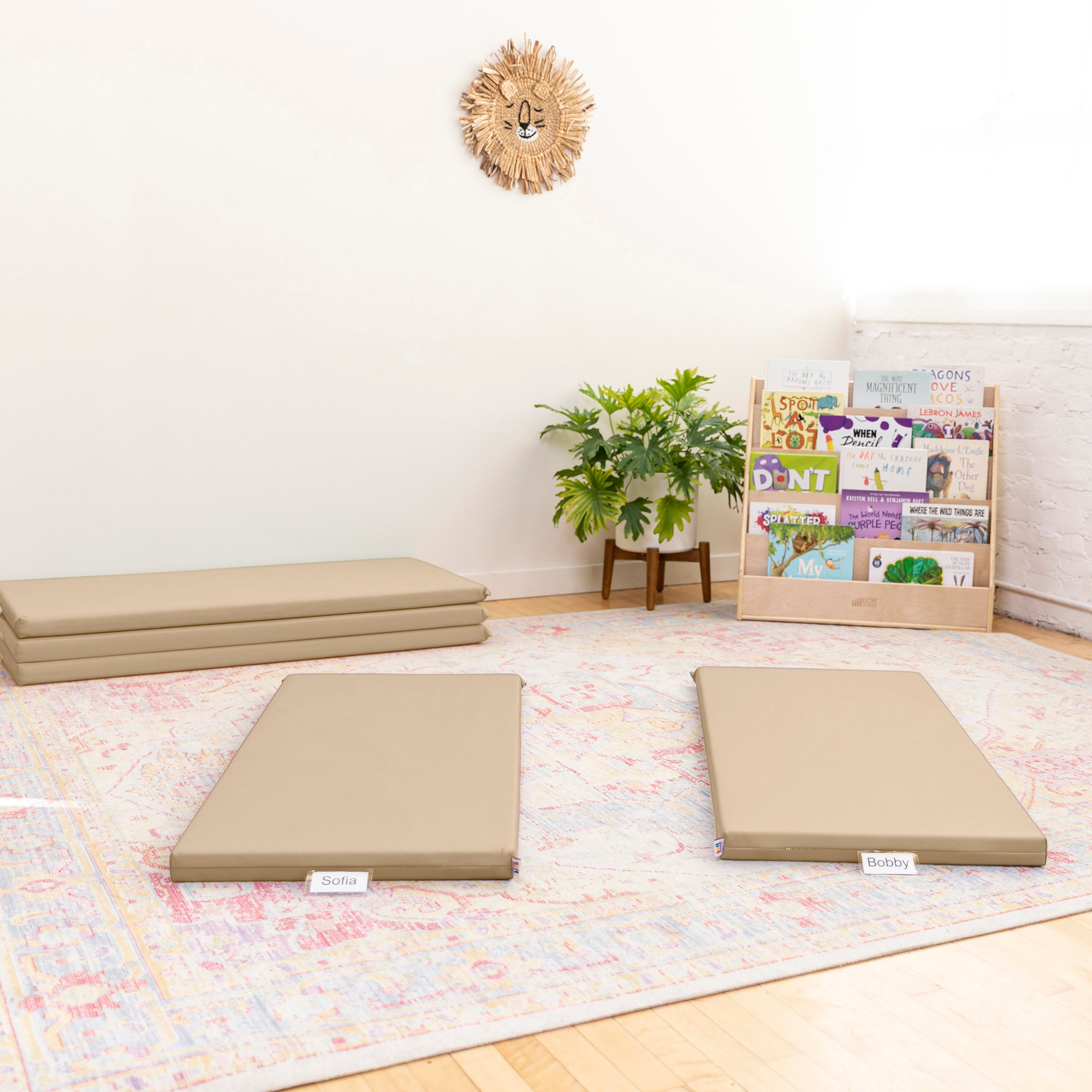 Rainbow Rest Mat with Name Tag, 5-Piece